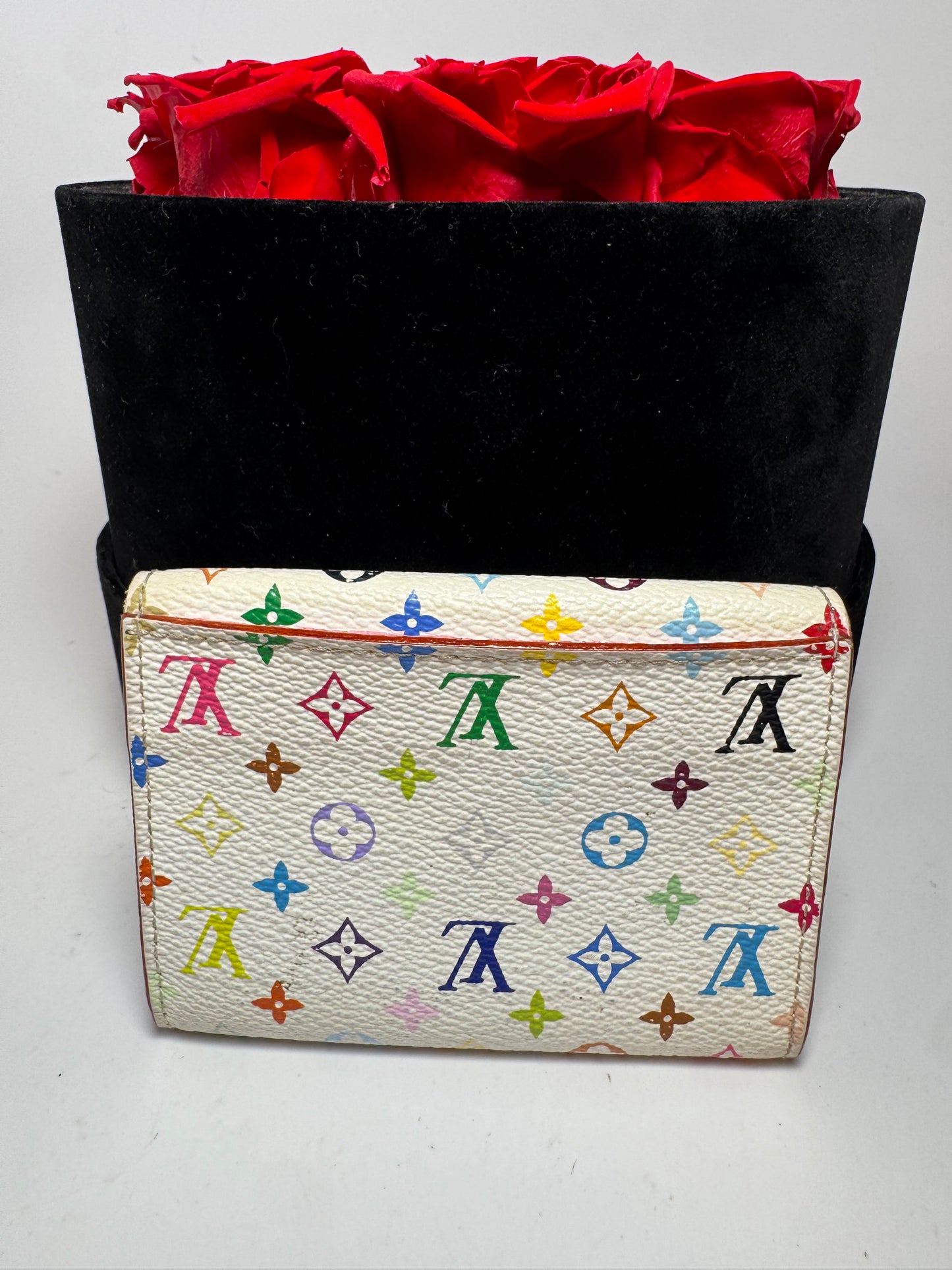 Louis Vuitton Multicolor Monogram Rosalie Coin Purse (Murakami Collection)