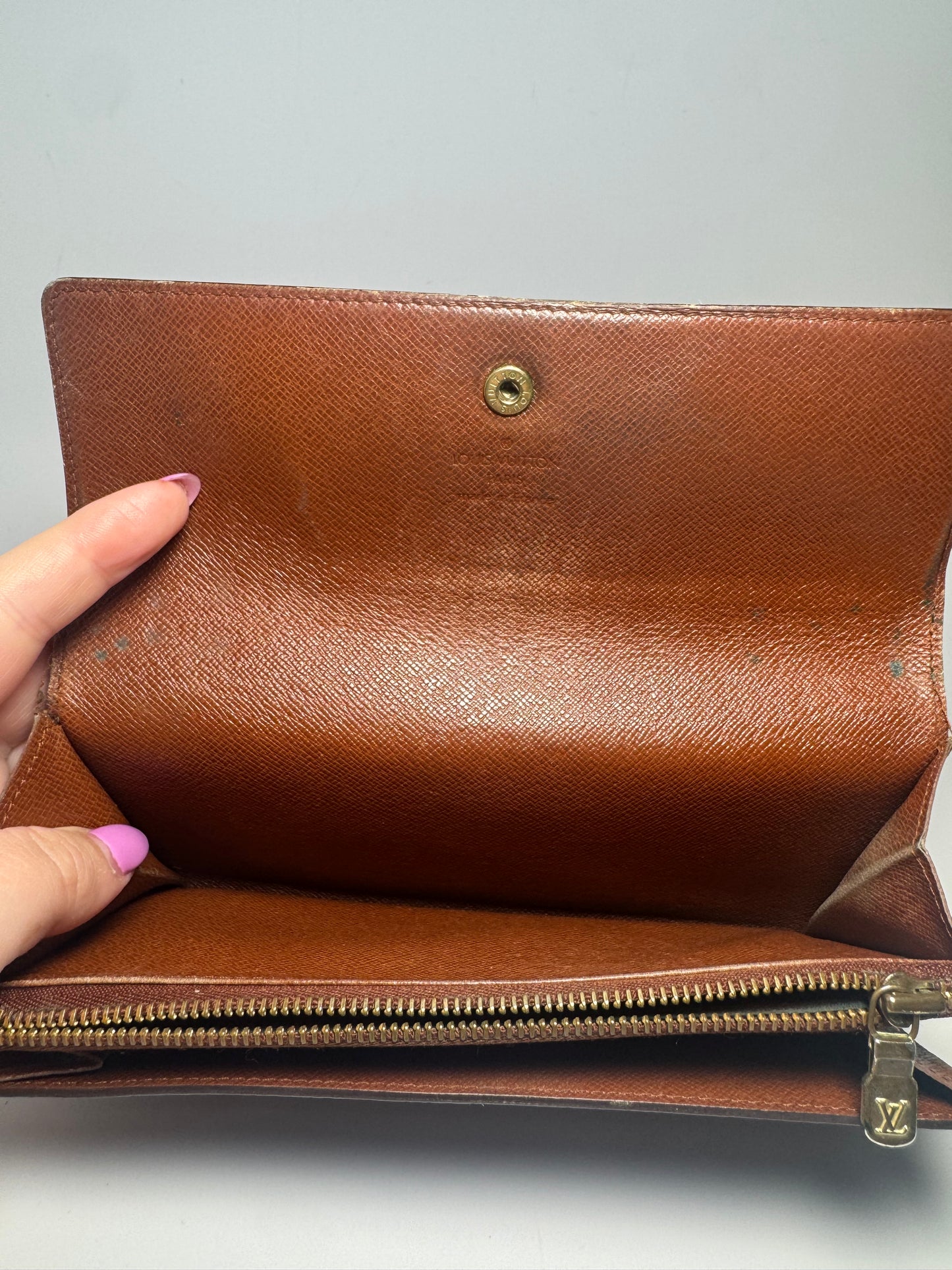Louis Vuitton Sarah Monogram Wallet (Vintage- October 1991 in France)