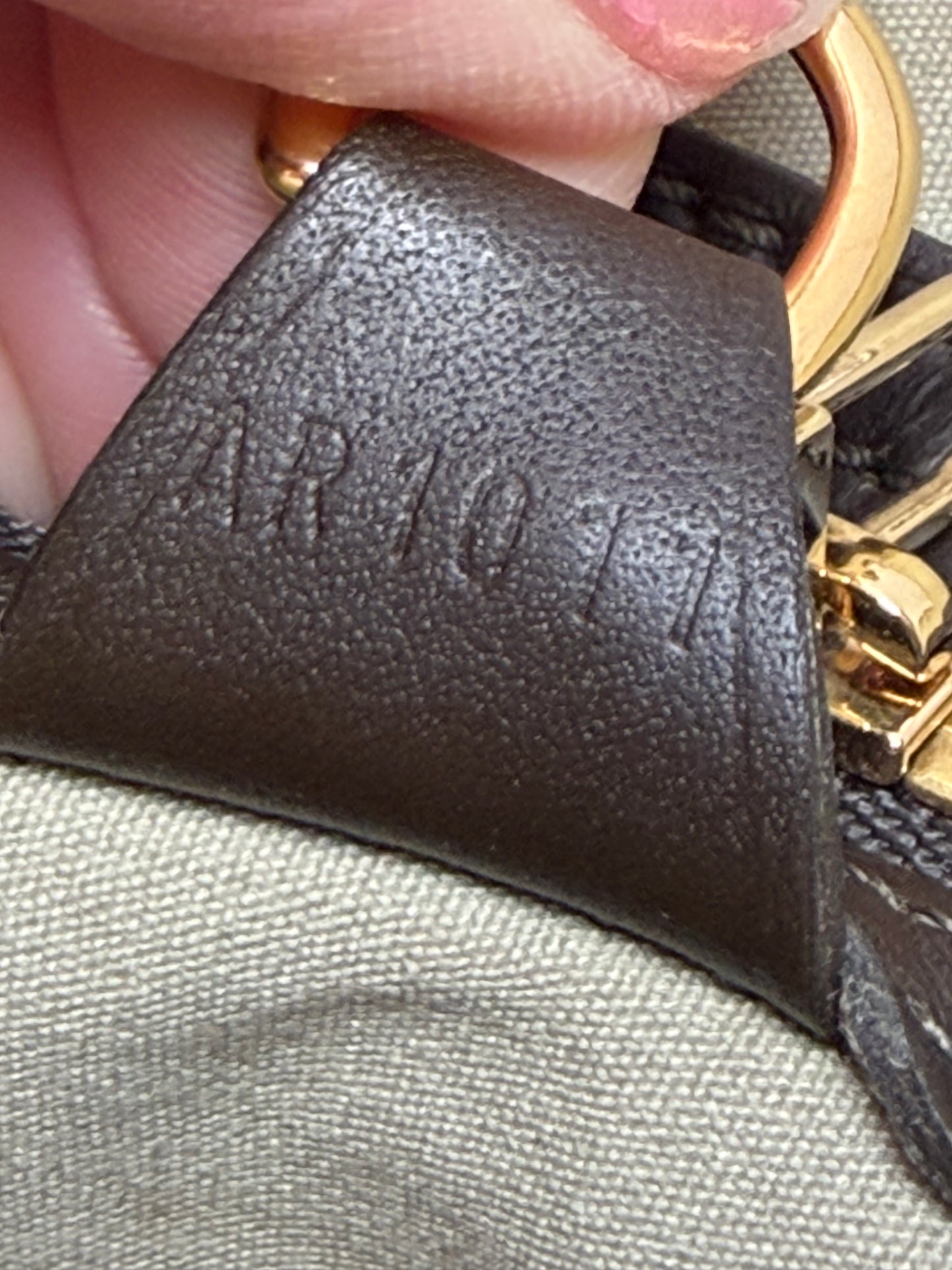 Louis Vuitton Mini Lin Alma Bag