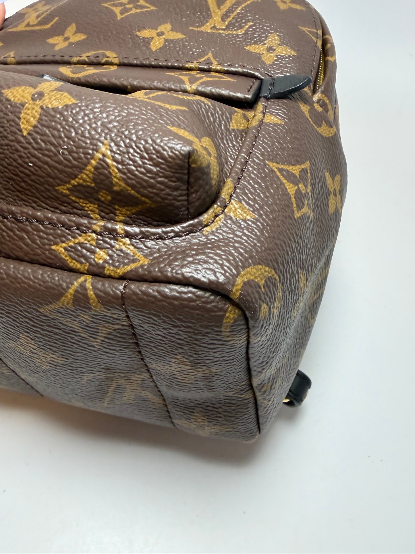 Louis Vuitton Palm Springs Mini Monogram Backpack & Crossbody w/COA