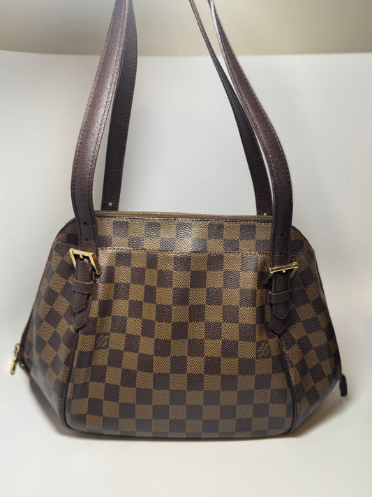 Louis Vuitton Damier Ebene Belem MM Hand Bag/Shoulder Bag