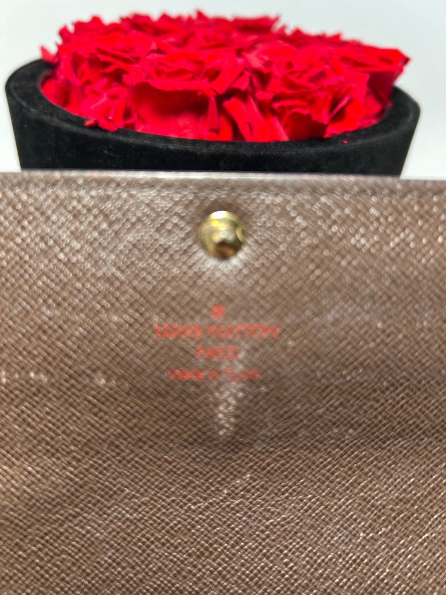 Louis Vuitton Damier Ebene Sarah Wallet