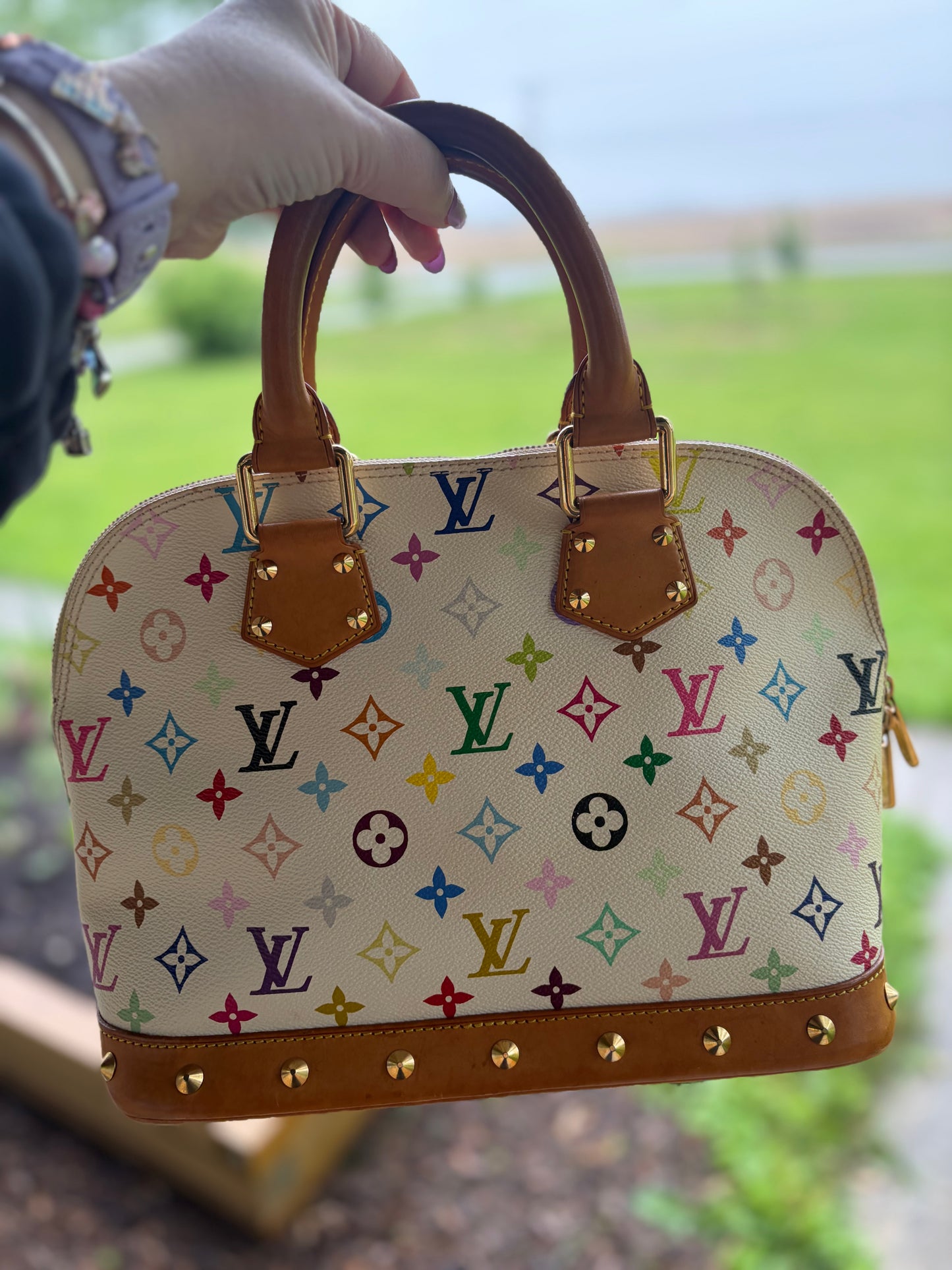 Louis Vuitton Alma PM Murakamai Multicolor Monogram