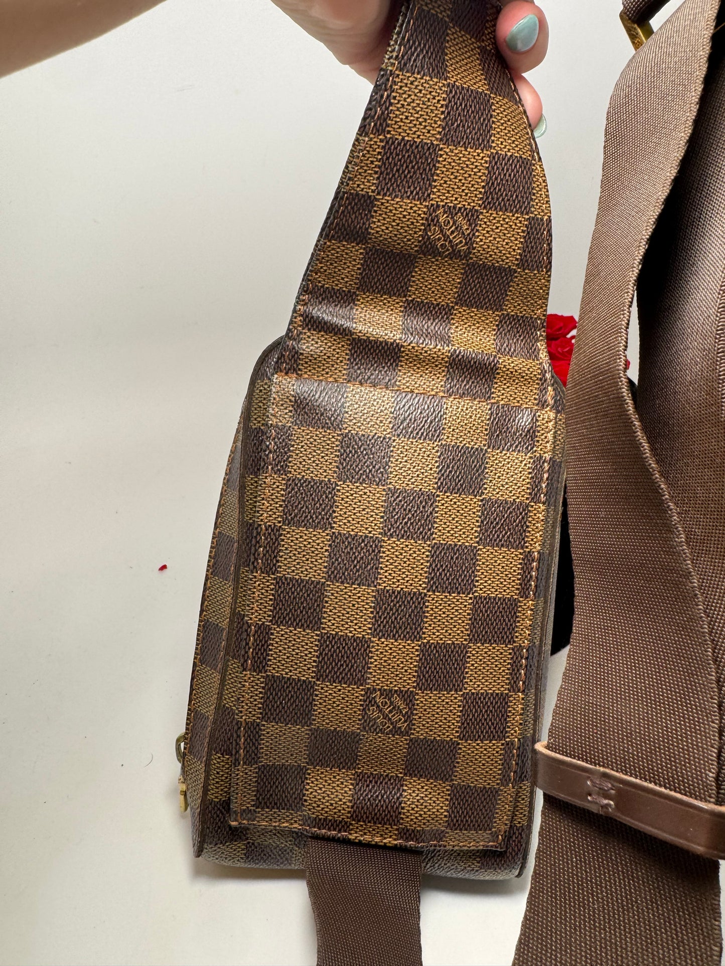 Louis Vuitton Geronimo Damier Ebene Belt Bag/Bum Bag