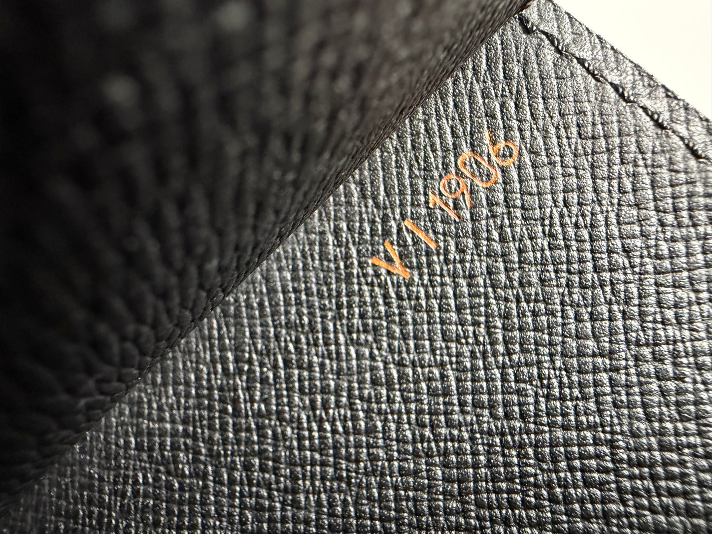 Louis Vuitton Epi Leather Art Deco Clutch Black