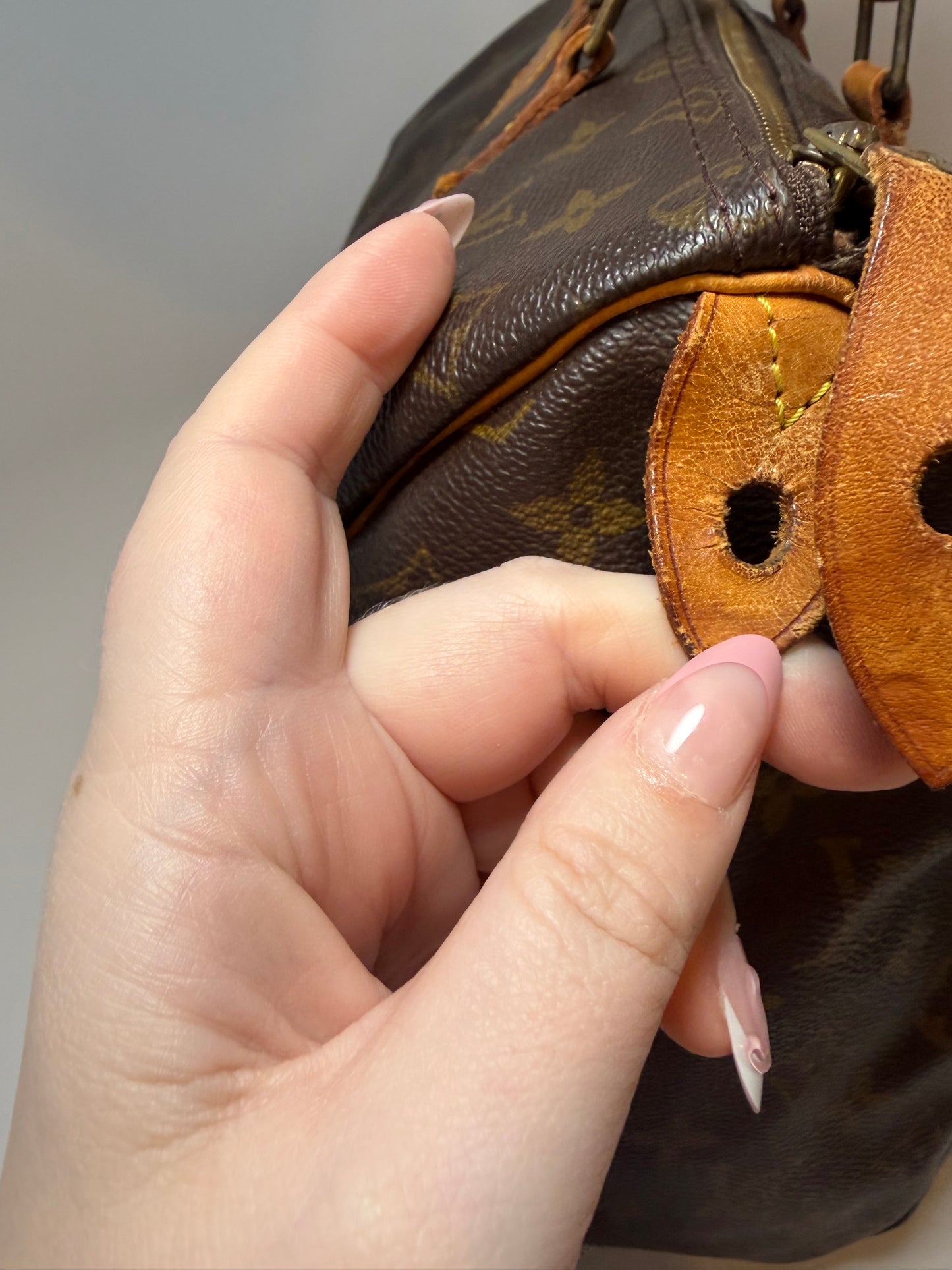 Louis Vuitton Speedy 35 Monogram, made in France Sept. 1994