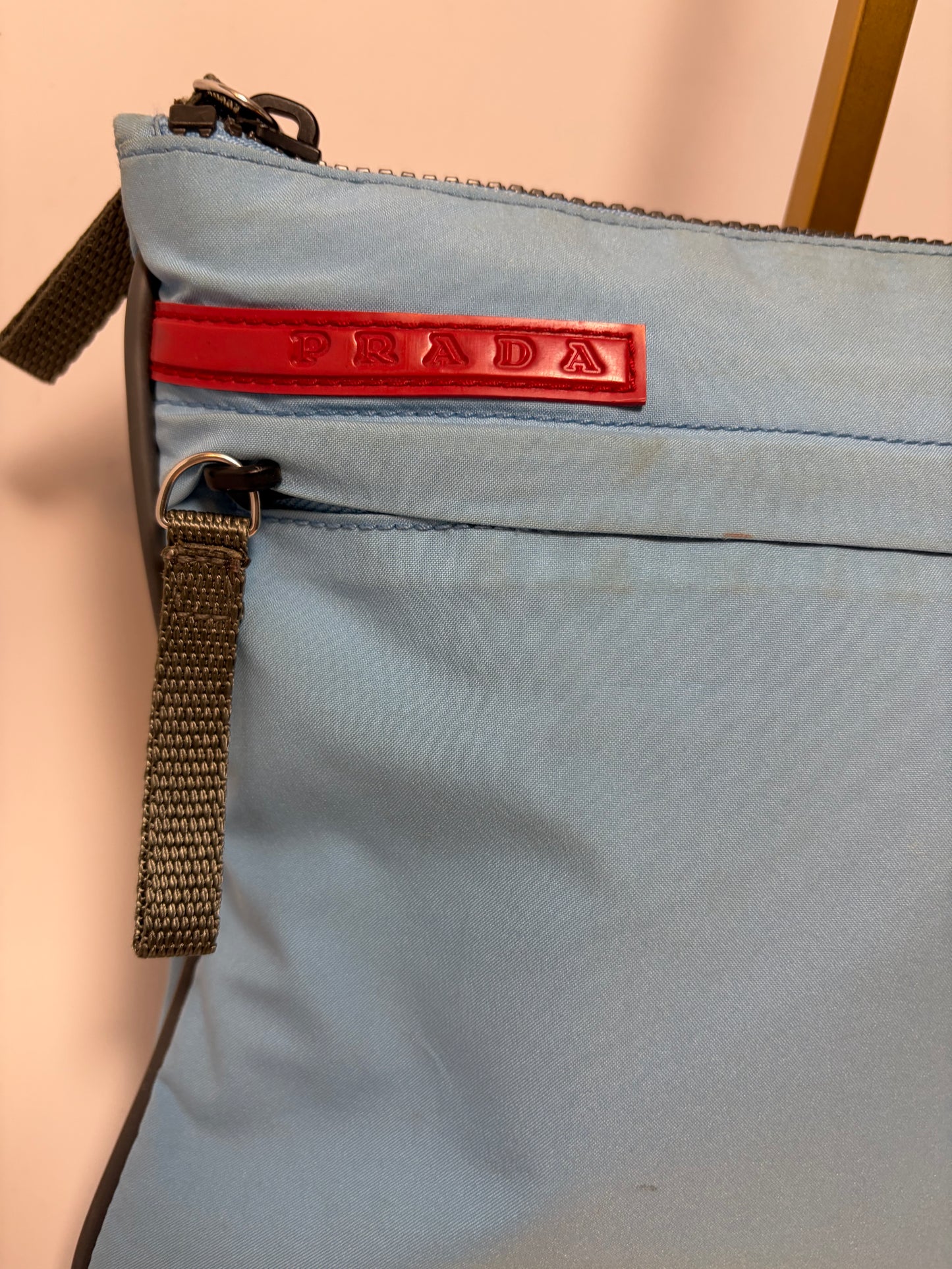 Prada Nylon Vela Sport Messenger Crossbody