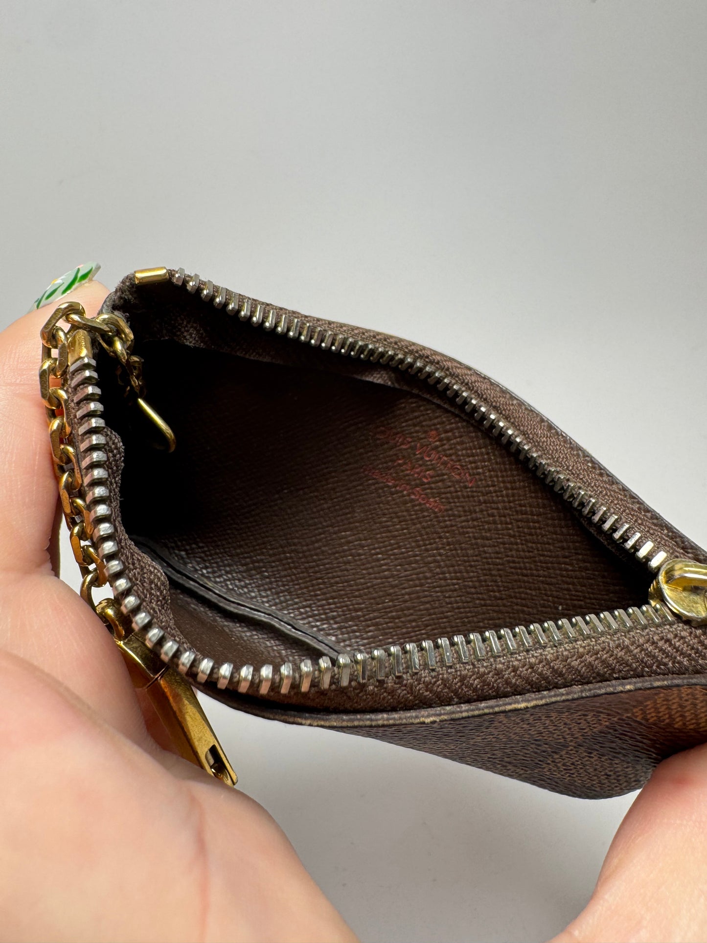 Louis Vuitton Key Cles/Key Pouch Damier Ebene