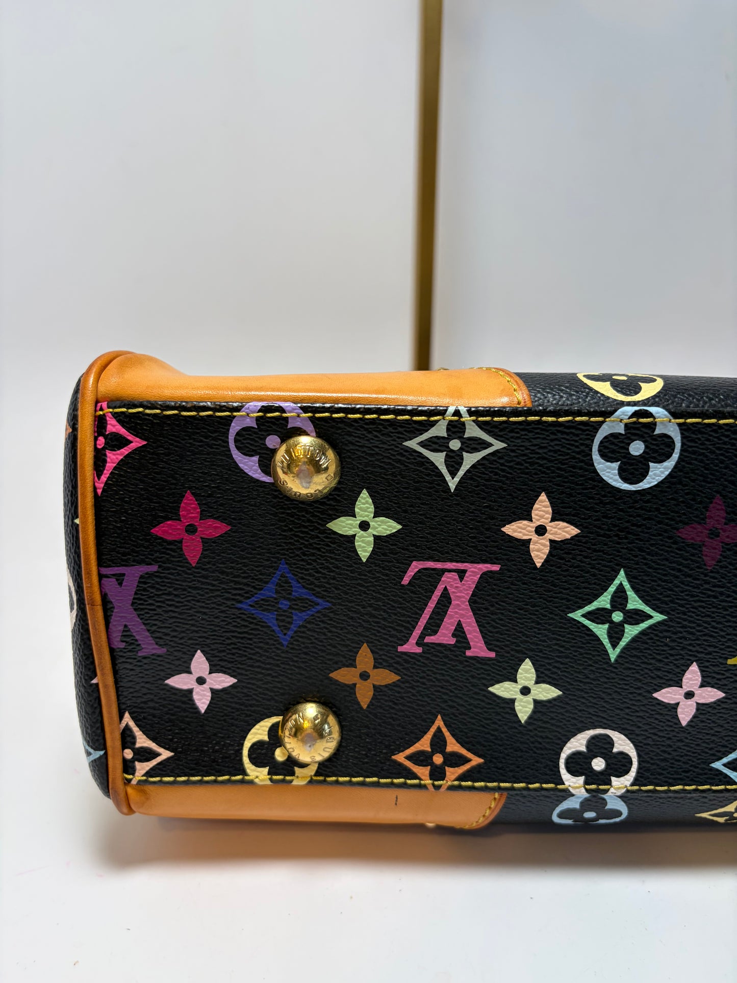 Louis Vuitton Beverly MM Black Multicolor Monogram