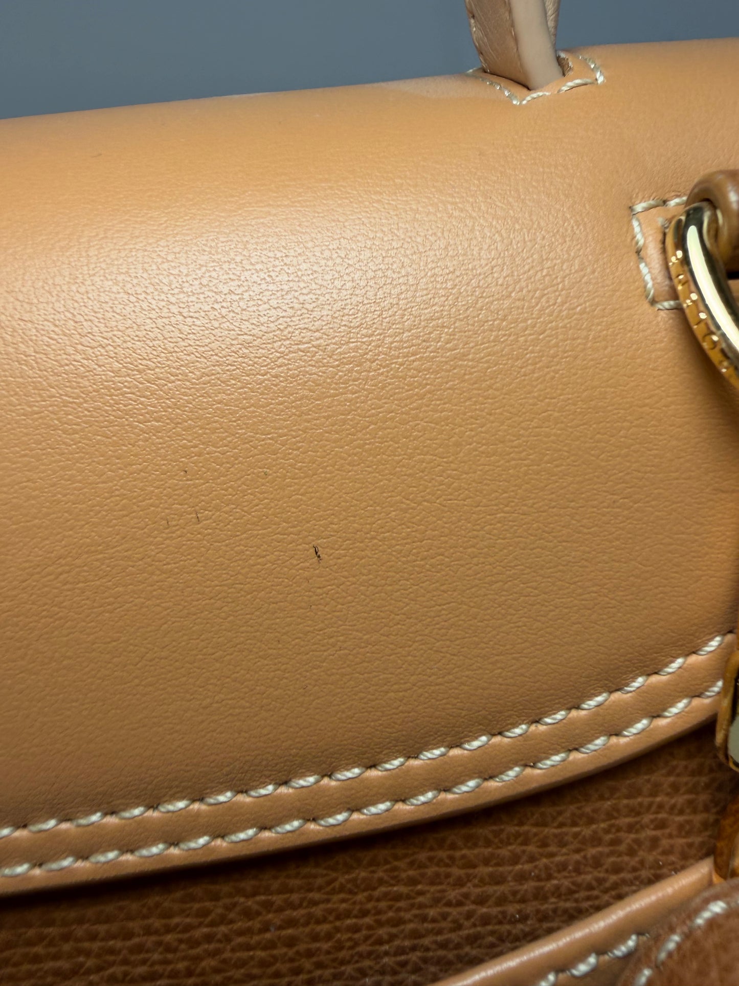 Polène Un Nano Trio Camel Crossbody