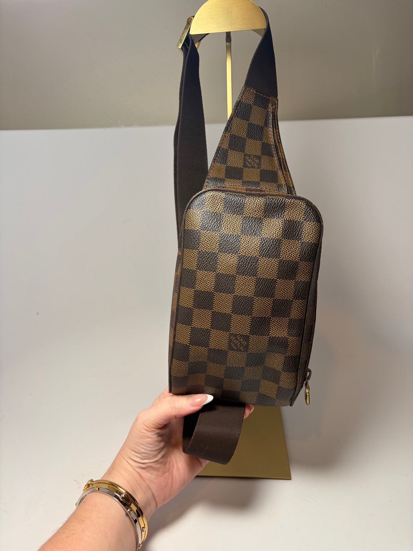 Louis Vuitton Damier Ebene Geronimo Belt Bag