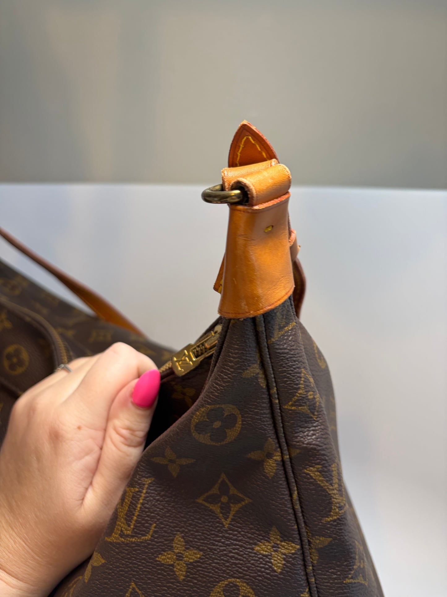 Louis Vuitton Promenade Monogram Shoulder Bag, Made in France April 1990