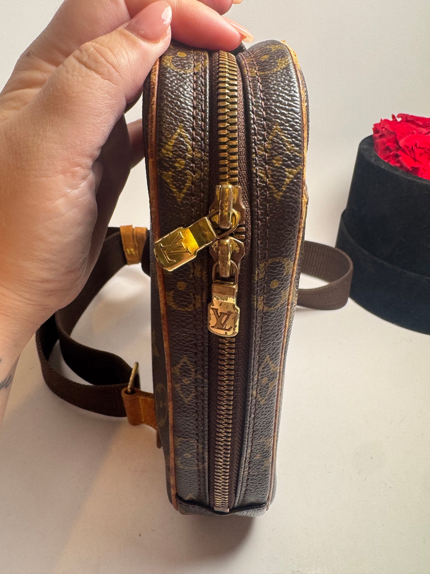 Louis Vuitton Pochette Gange Bum Bag Sling Bag Monogram Canvas