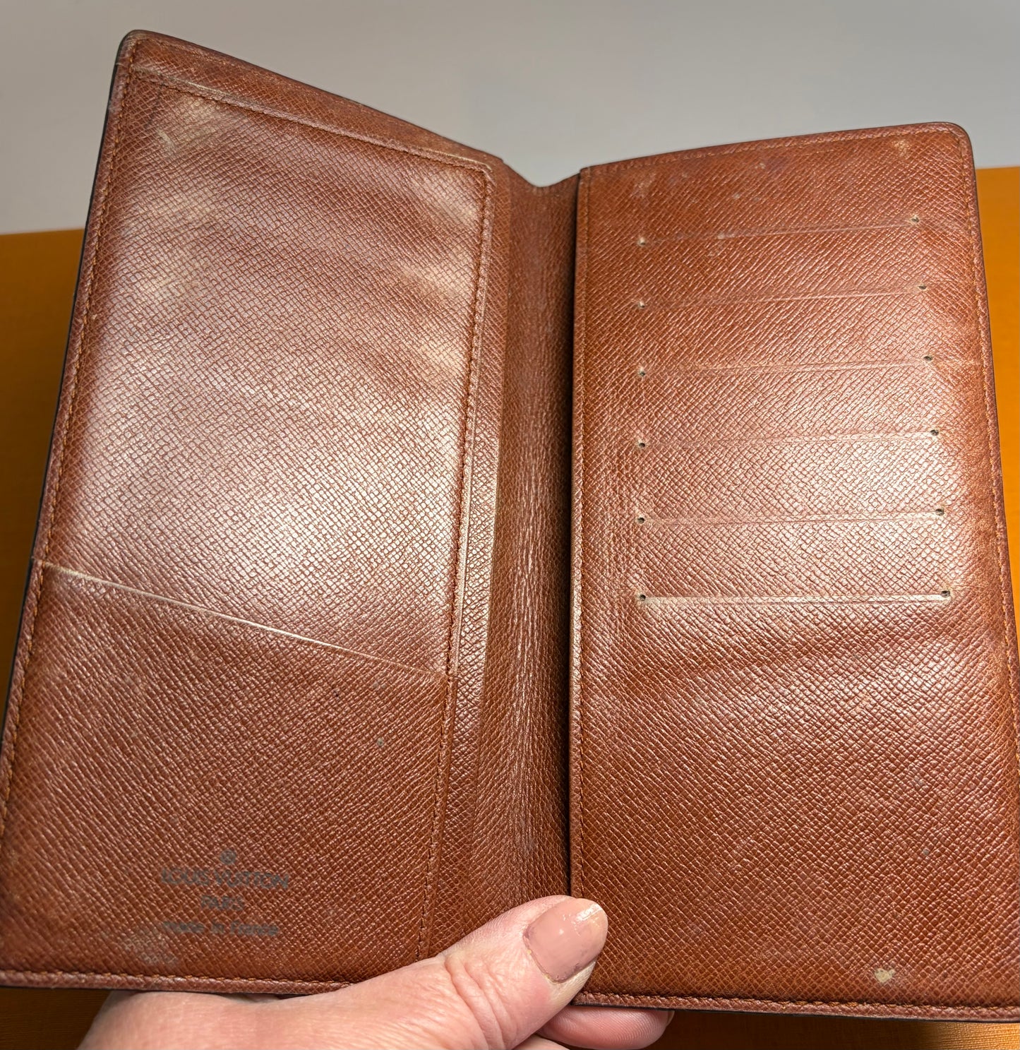 Louis Vuitton Slim Wallet Pre Date Code Monogram