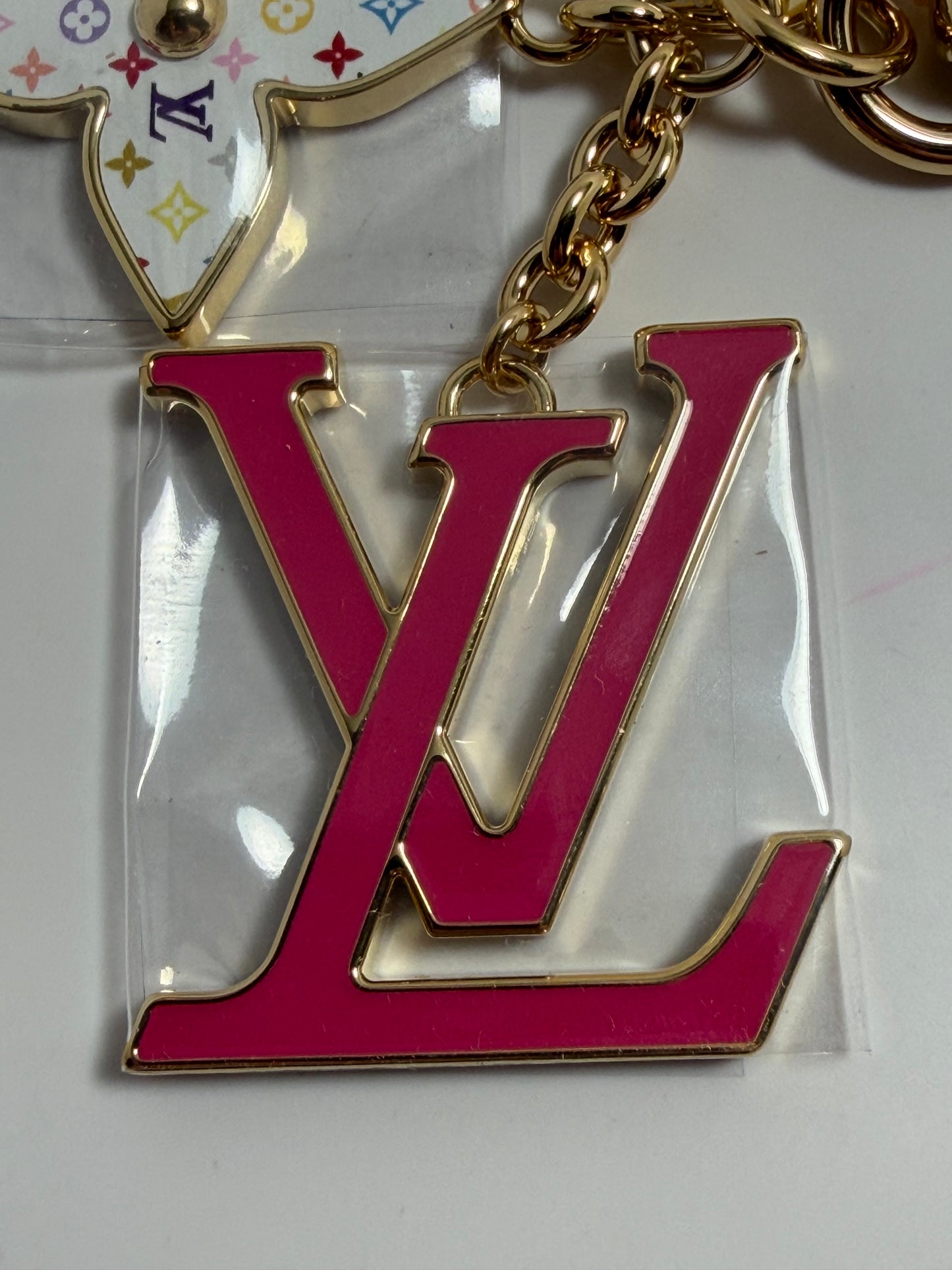 Louis Vuitton x Takashi Murakami Iconic Bag Charm Key Holder/Key Chain NWT in original packaging