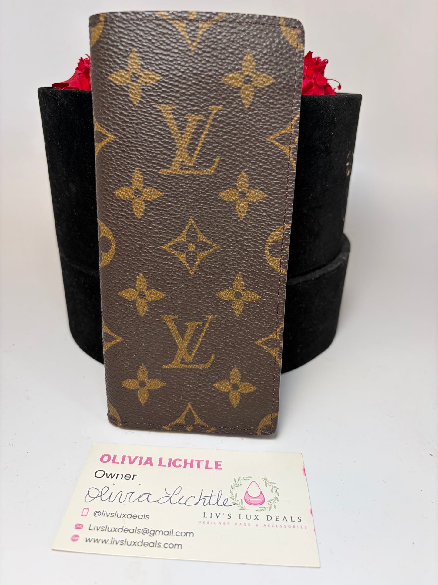 Louis Vuitton Etui Lunettes Sunglasses/Glasses Case Monogram