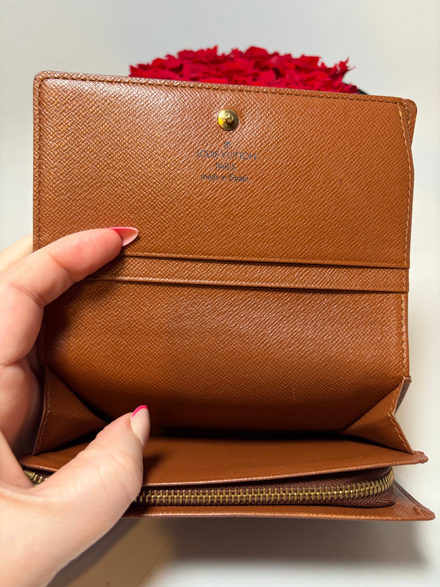 Louis Vuitton Porte Monnaie Tressor Monogram Wallet