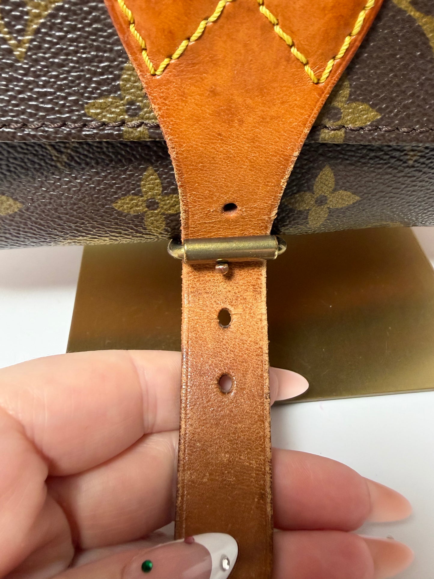 Louis Vuitton Cartouchière MM Monogram Crossbody & Shoulder Bag