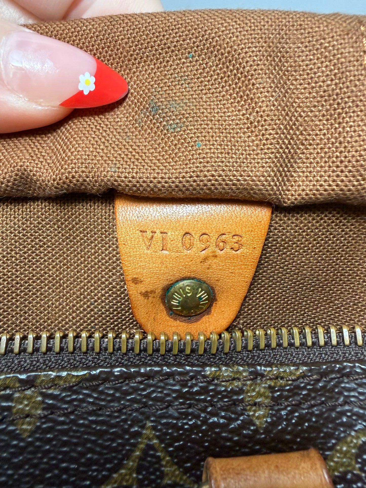Louis Vuitton Speedy 30 Monogram, Made in France June 1993 w/Certificate of Authenticity
