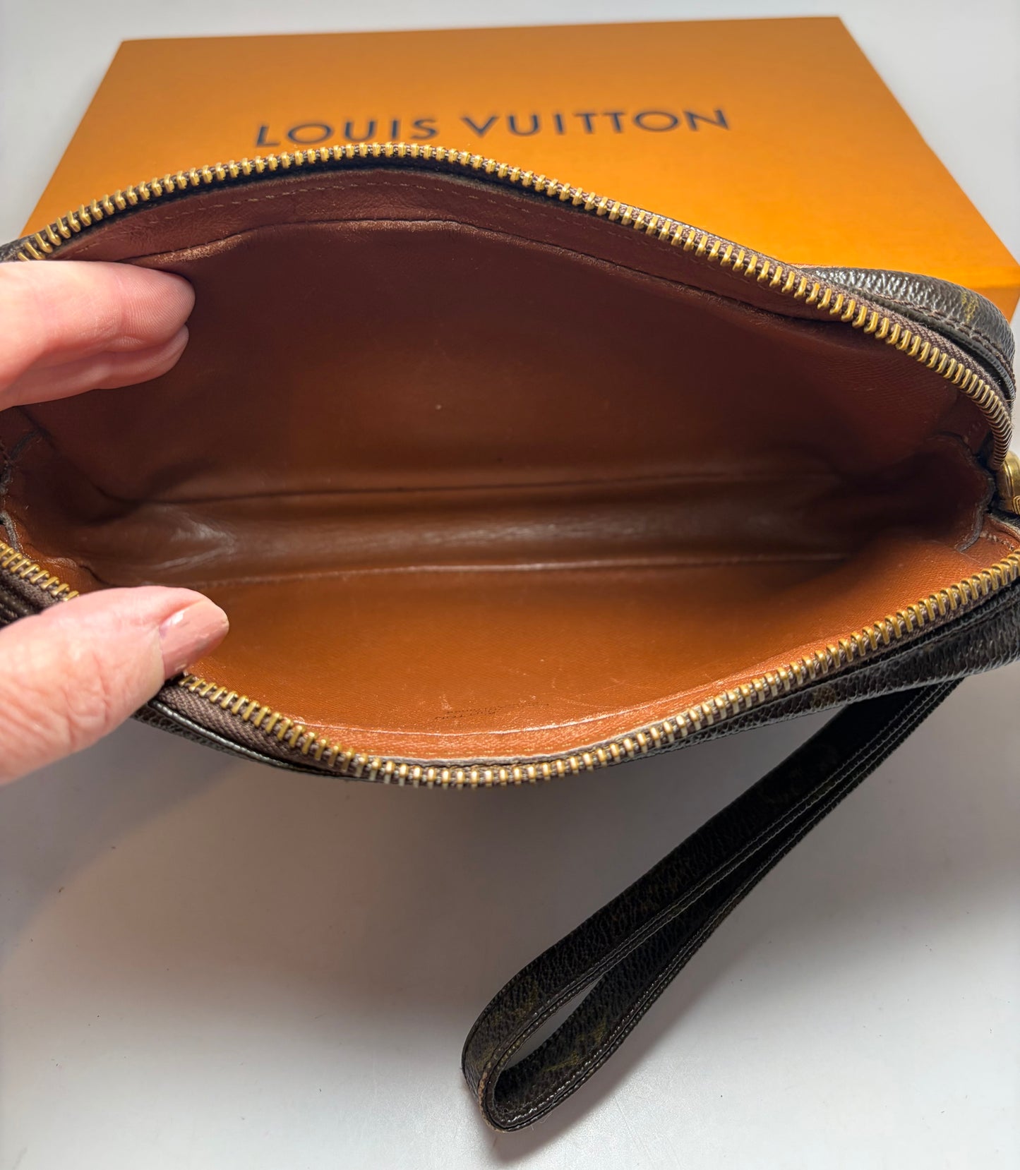 Louis Vuitton Marley Draggone PM Monogram Wristlet/Clutch