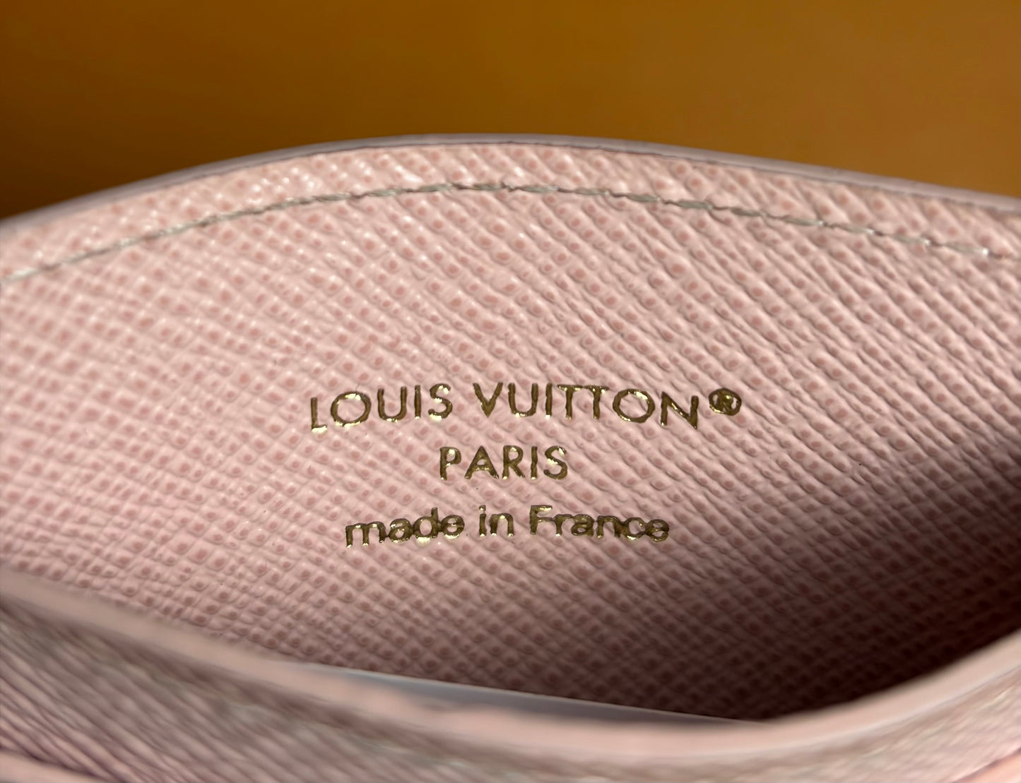 Louis Vuitton Charms Monogram Pink Card Holder