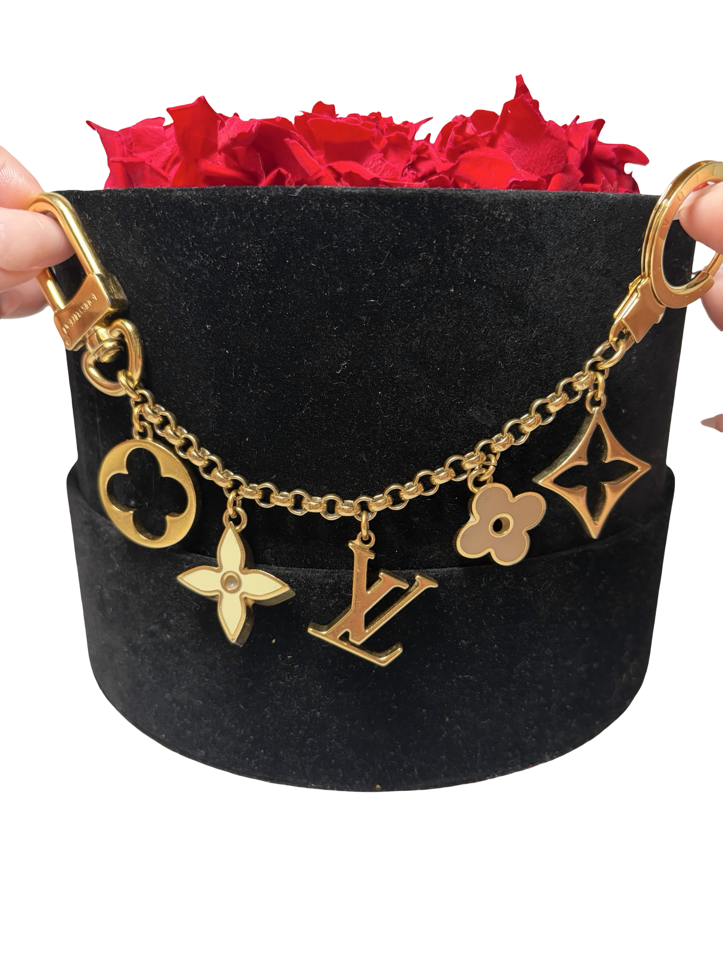 Louis Vuitton Fleur De Monogram Bag Charm Comes w/Dust Bag & Box