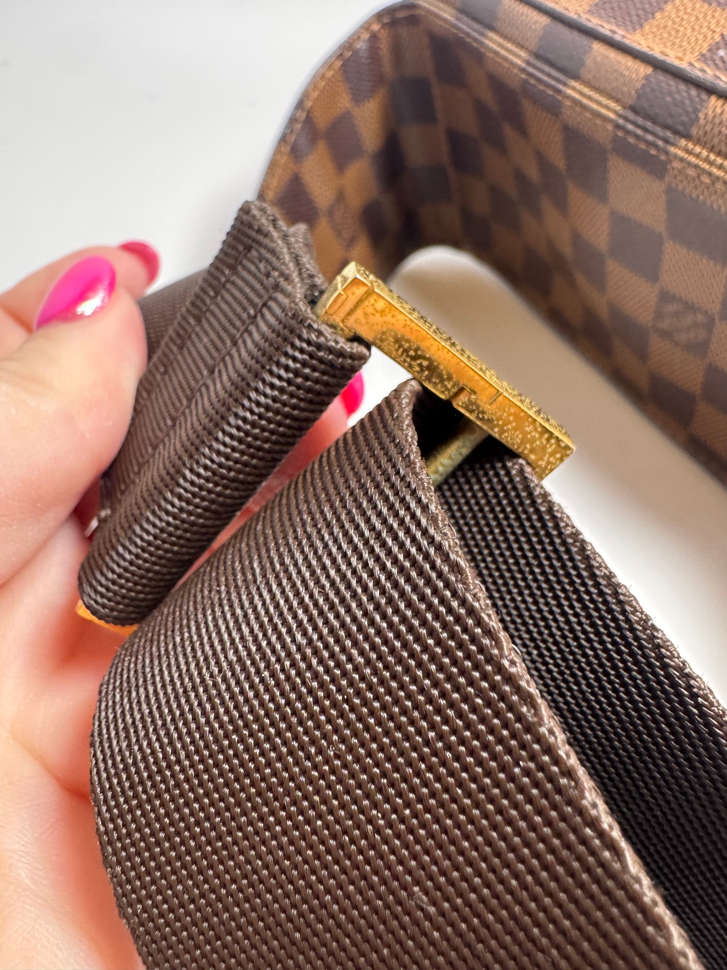 Louis Vuitton Geronimo Damier Ebene Belt Bag/Bum Bag
