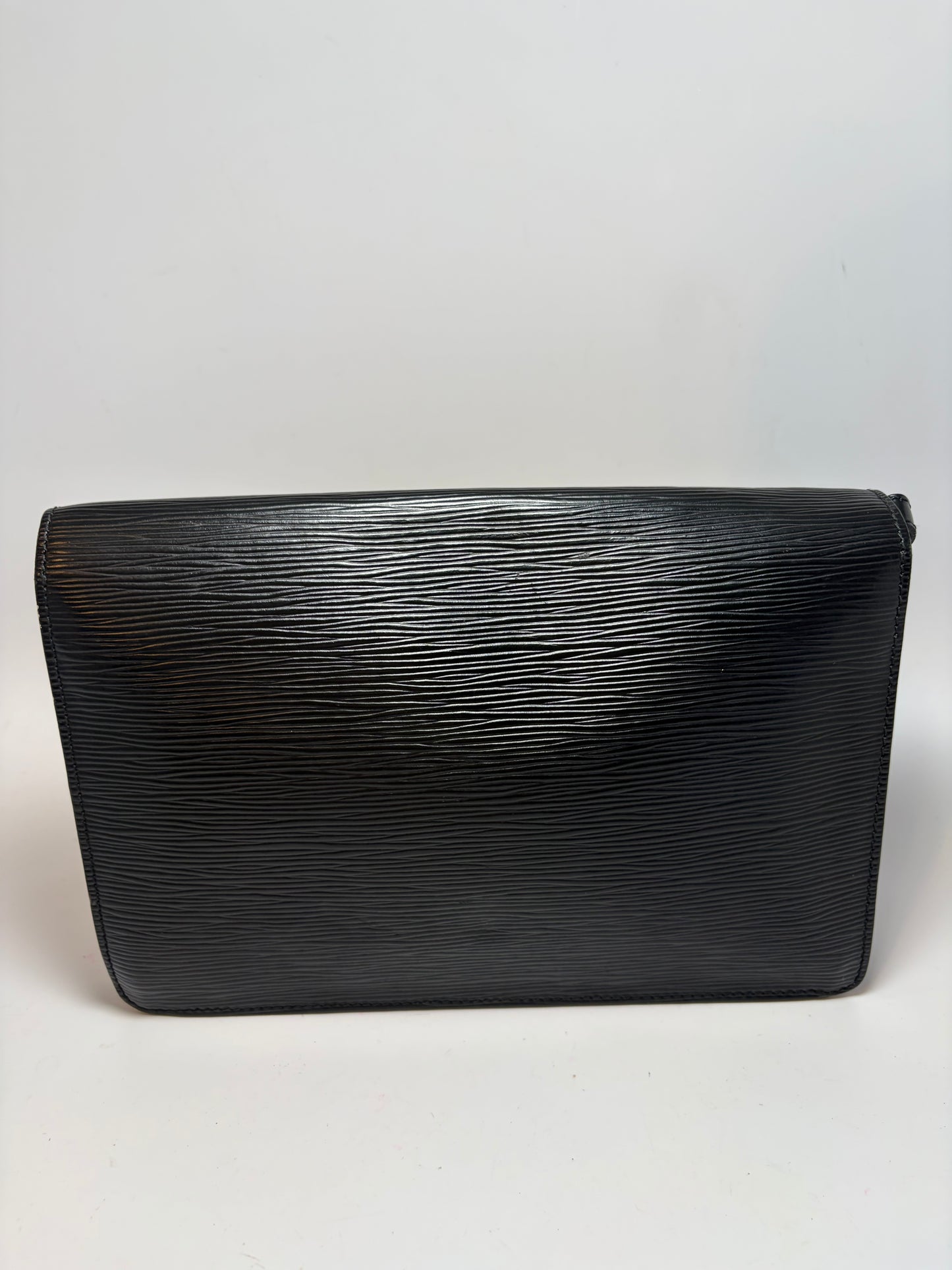 Louis Vuitton Pochette Sellier Draggone Clutch/Wristlet Black Epi Leather
