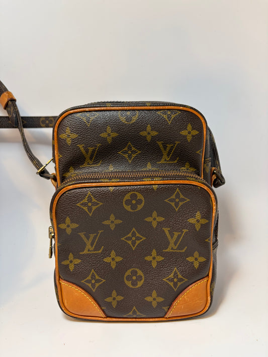 Louis Vuitton Amazon Monogram Crossbody, Made in France February 1987