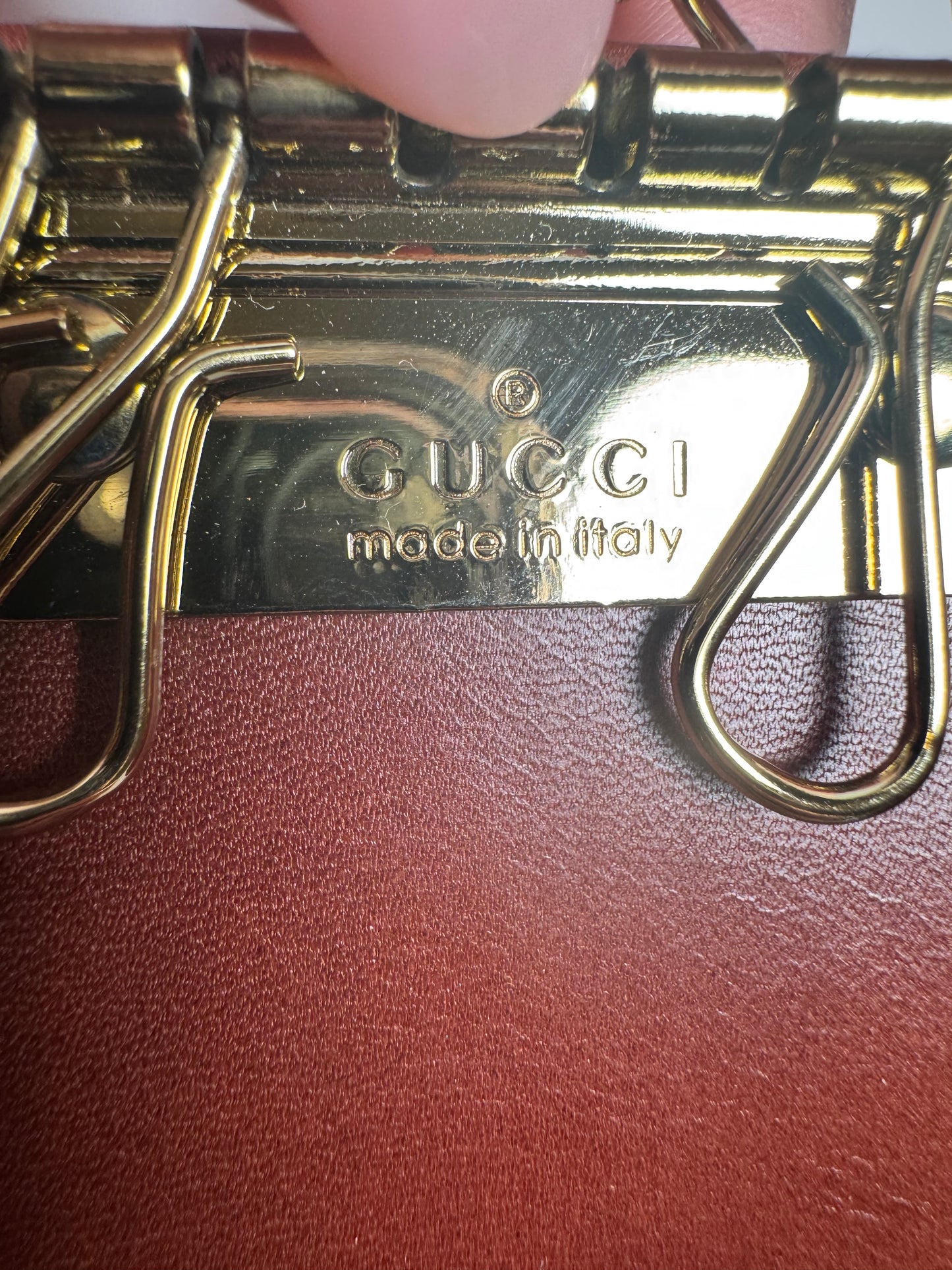 Gucci Brown Leather Western 6 Key Case/Key Holder