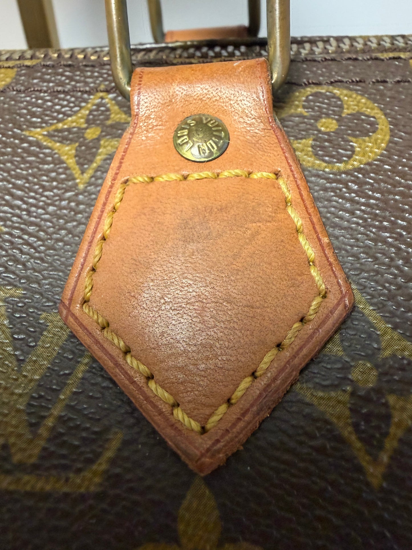Louis Vuitton Speedy 30 Monogram Vintage Pre Date Code 80s/70s w/COA