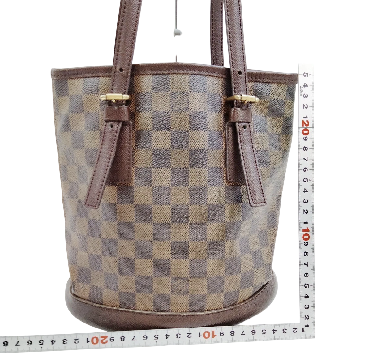 Louis Vuitton Damier Ebene Petite Bucket PM Tote