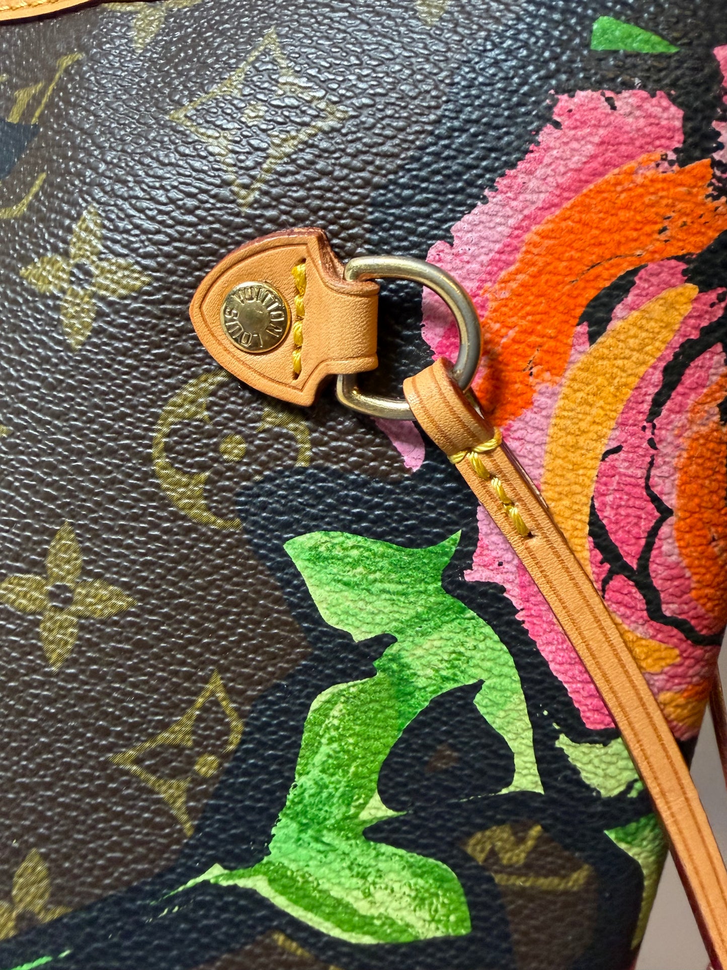 Louis Vuitton Neverfull MM Stephen Sprouse Roses Tote