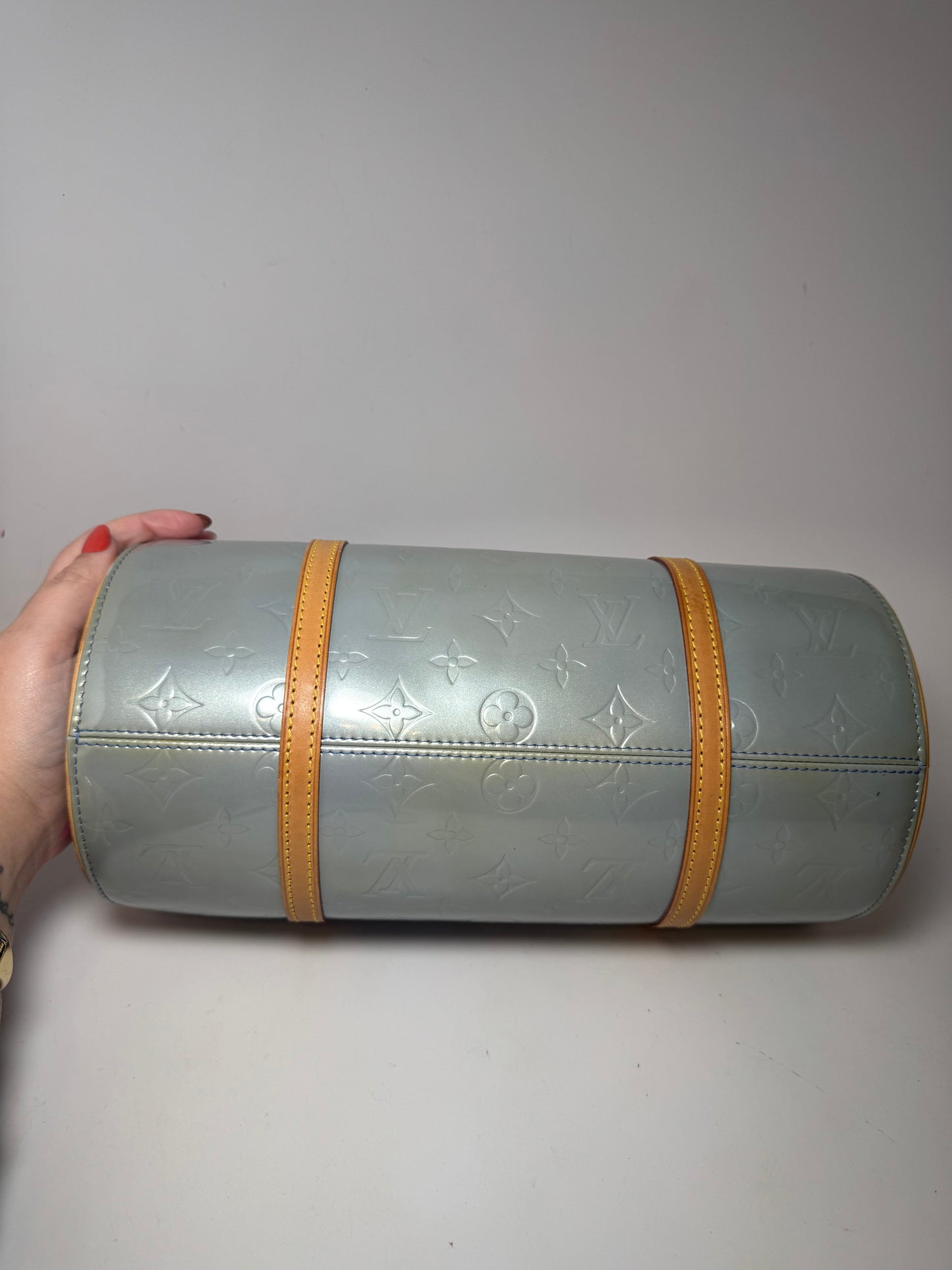 Louis Vuitton Y2K Bedford Lavender Vernis Leather Barrel Bag