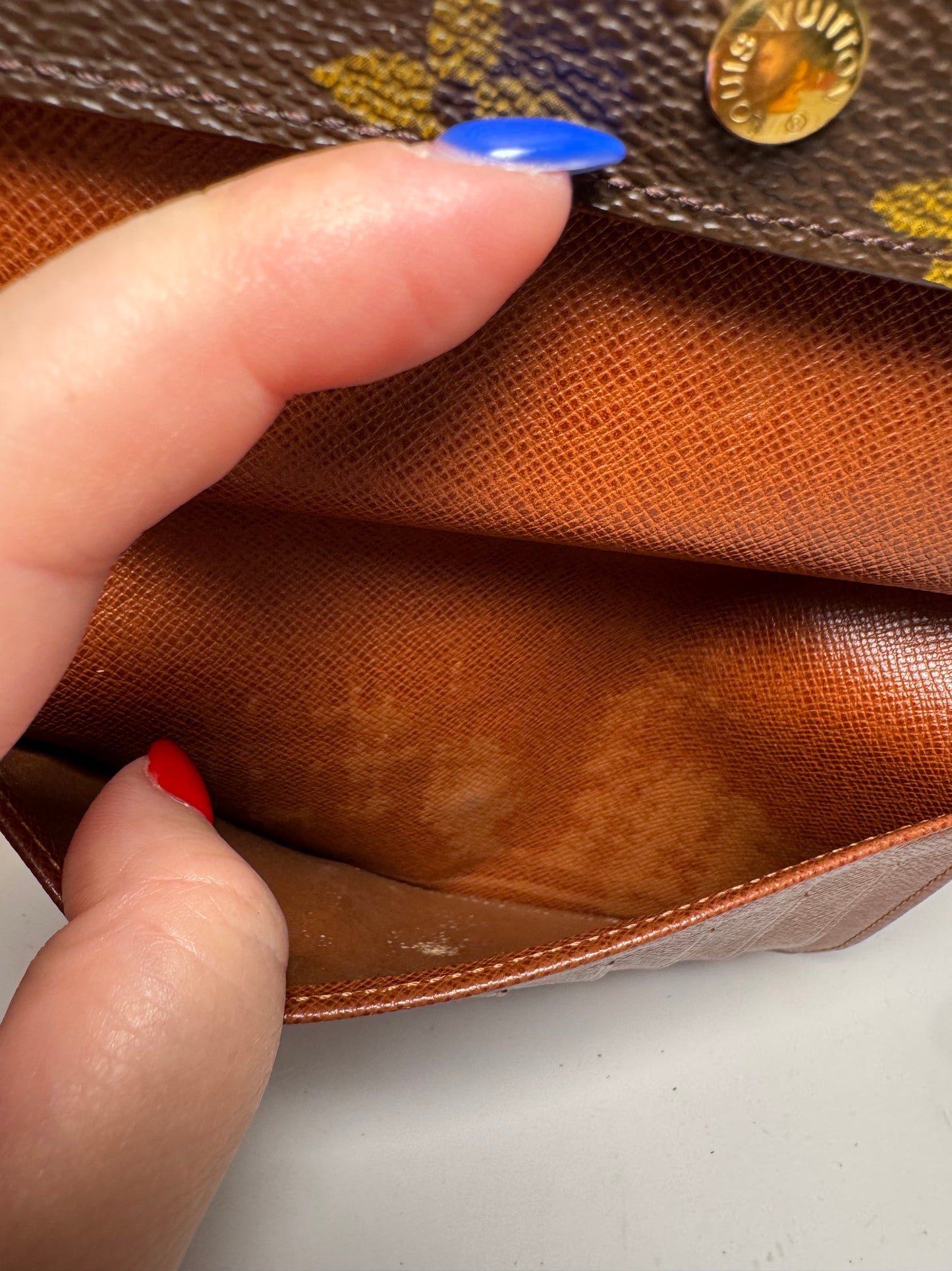 Louis Vuitton Monogram Porte Tresor Etui Papiers Wallet April 2000 in France
