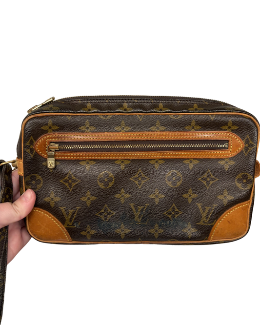 Louis Vuitton Marley Draggone Clutch Monogram Wristlet