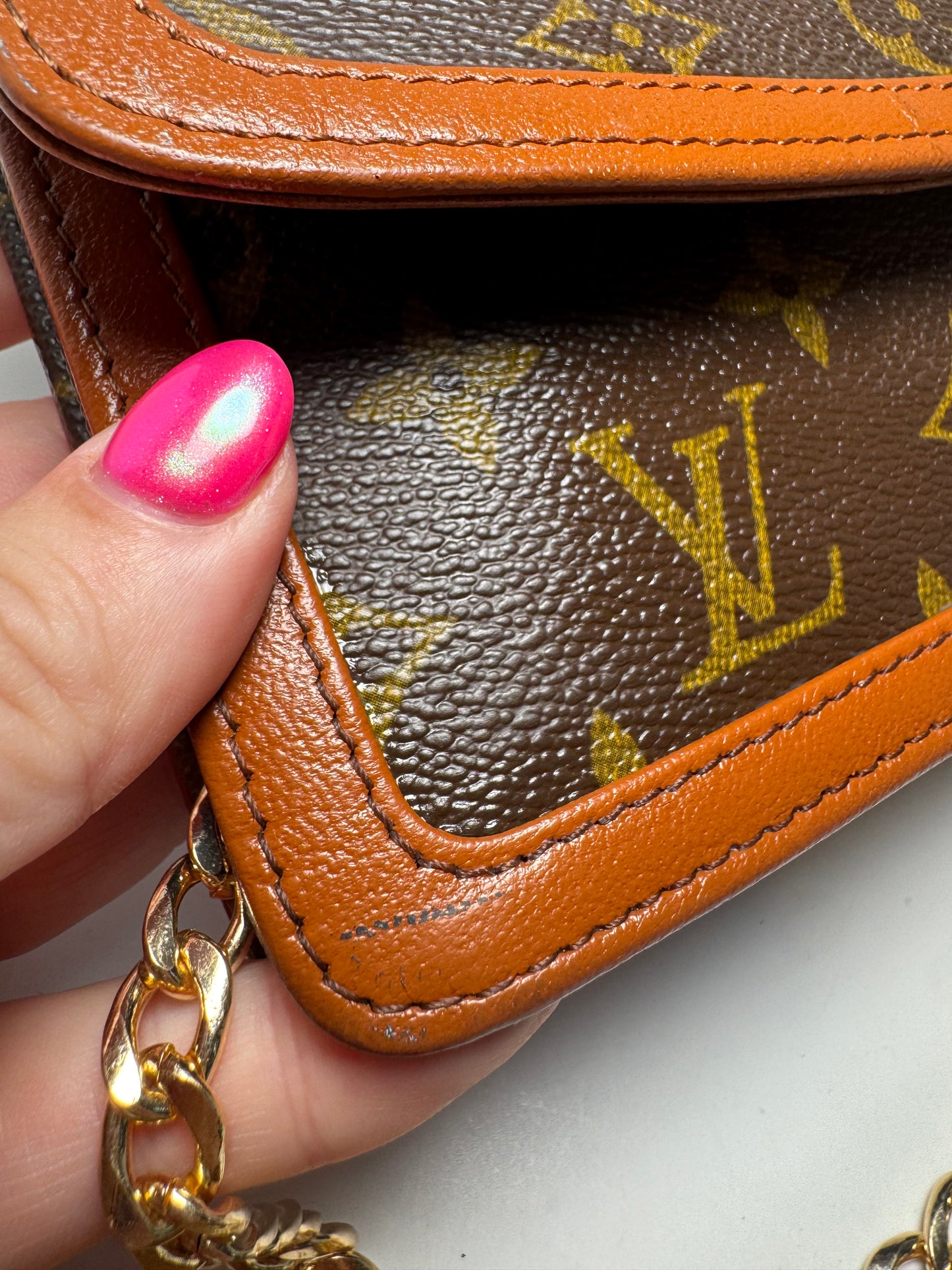 Louis Vuitton Pochette Dame Clutch PM in Monogram