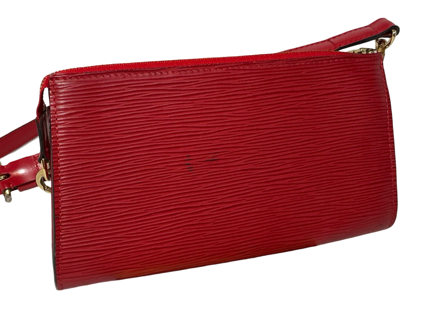 Louis Vuitton Accessories Pouch Pochette Crossbody Red Epi Leather