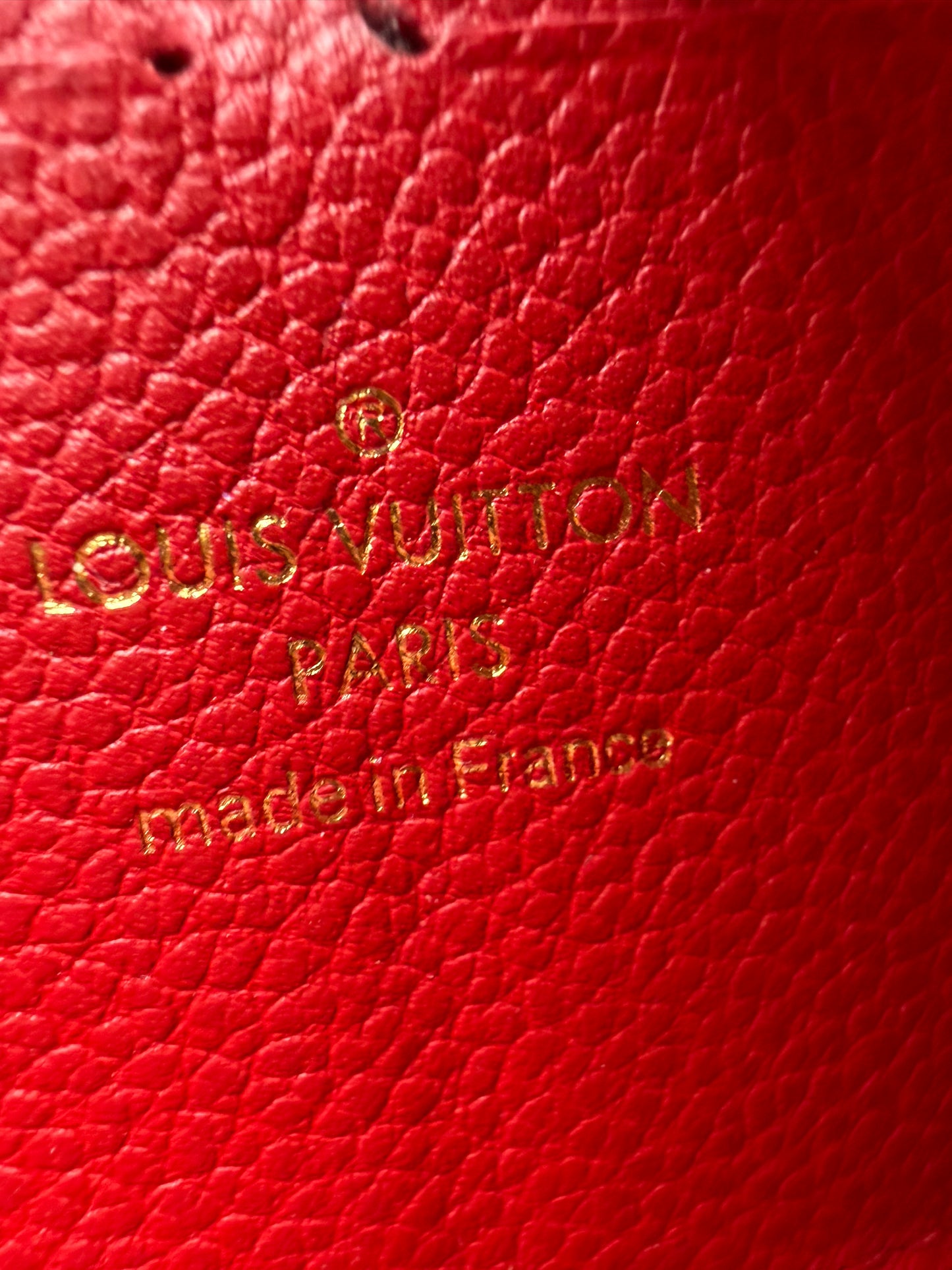 Louis Vuitton Empriente Monogram Zippy Wallet Cherry Red