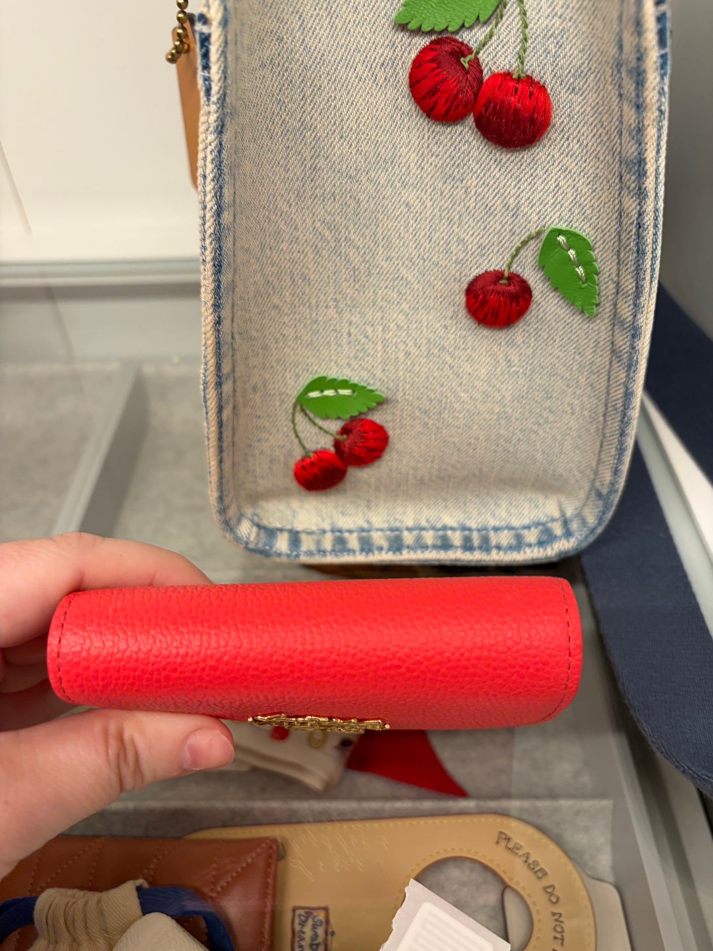 Louis Vuitton Empriente Leather Rosalie Coin Purse Strawberry Pink