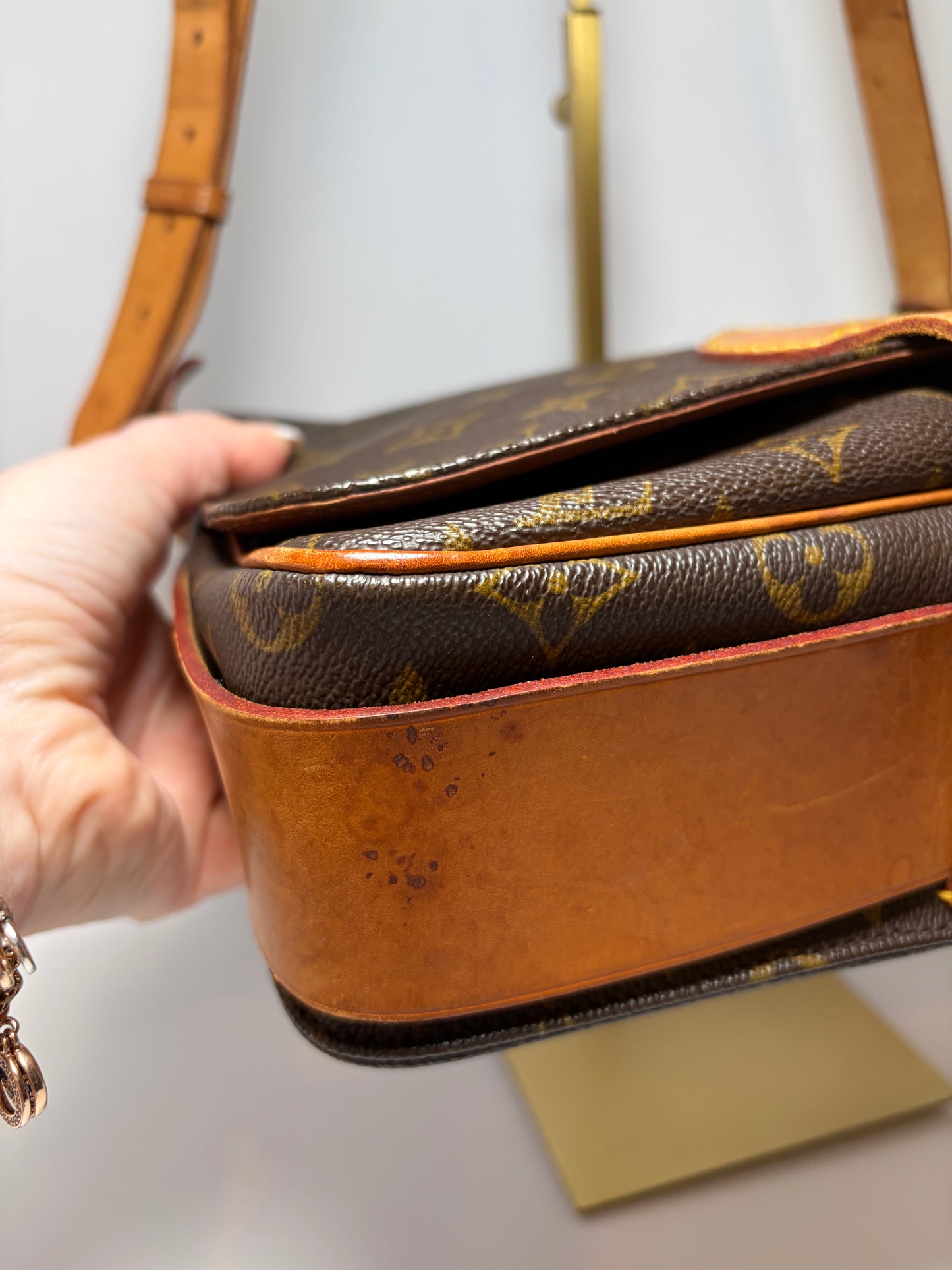 Louis Vuitton Cartouchière GM Monogram Crossbody/Shoulder Bag
