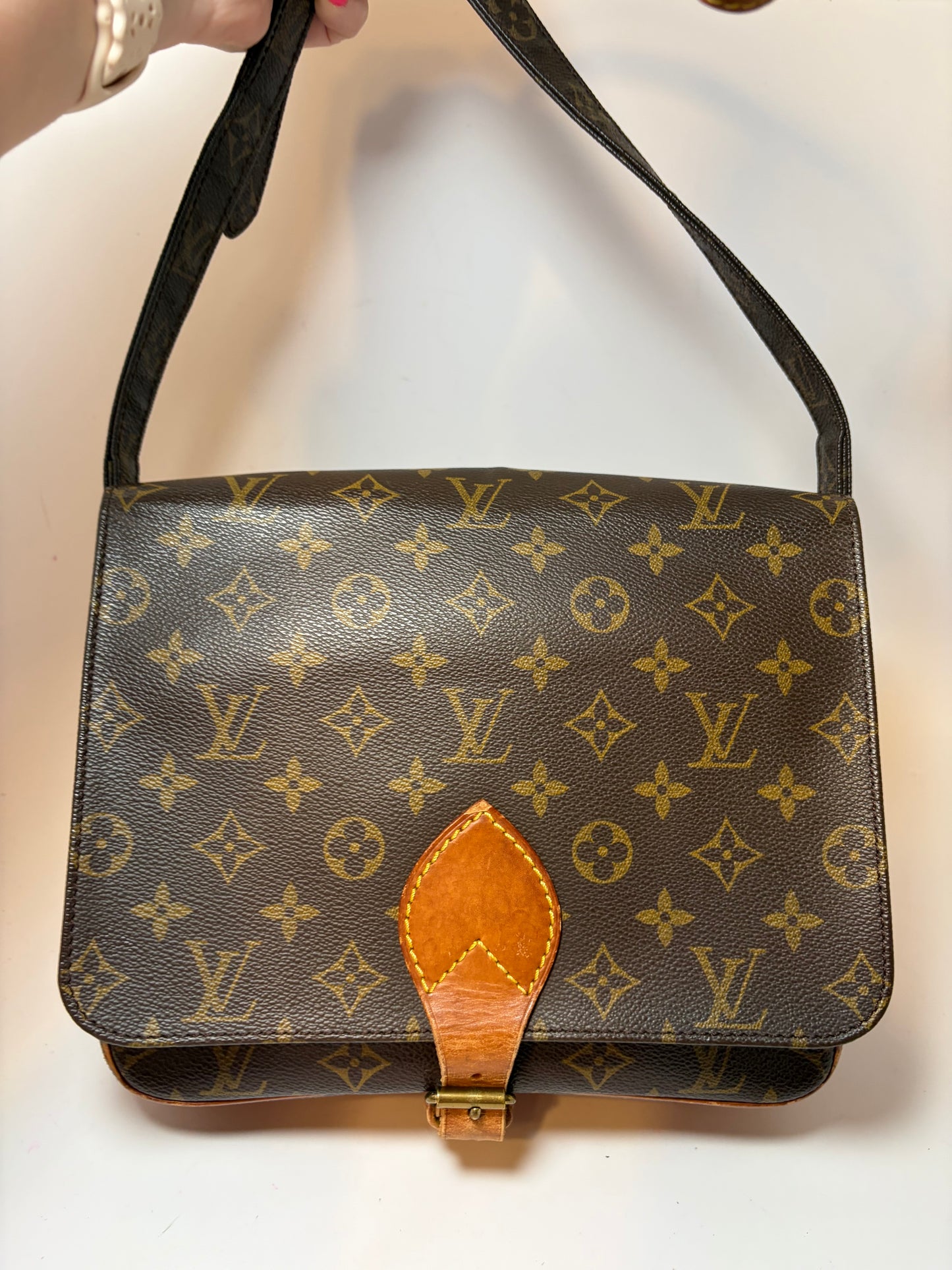 Louis Vuitton Cartouchière GM Monogram Crossbody/Shoulder Bag