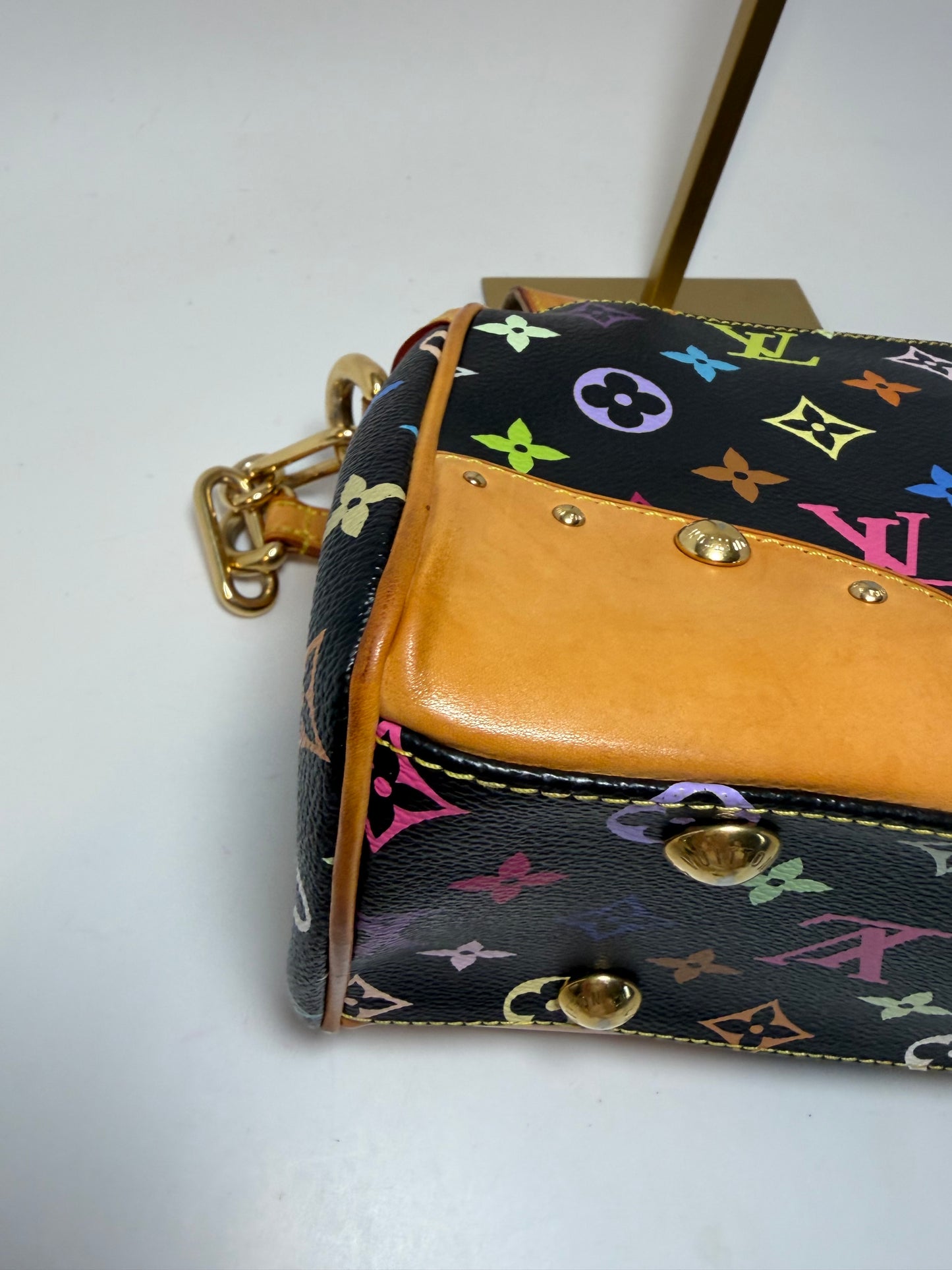 Louis Vuitton Beverly MM Black Multicolor Monogram