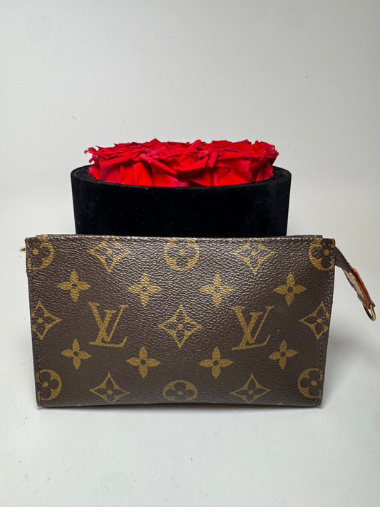 Louis Vuitton Bucket PM Pouch Monogram Toiletry Bag/Makeup Case