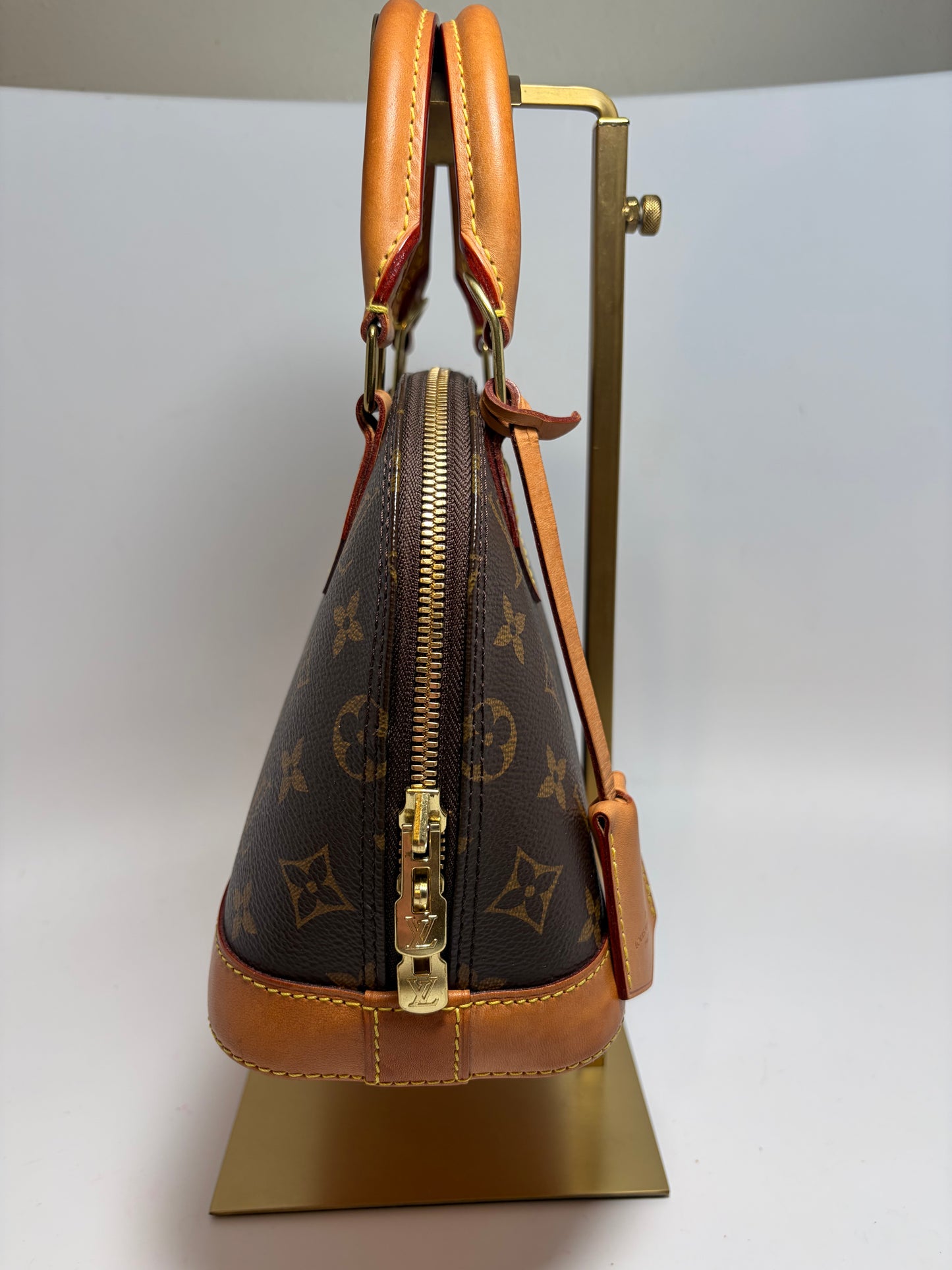 Louis Vuitton Alma BB Monogram with COA & Crossbody Strap