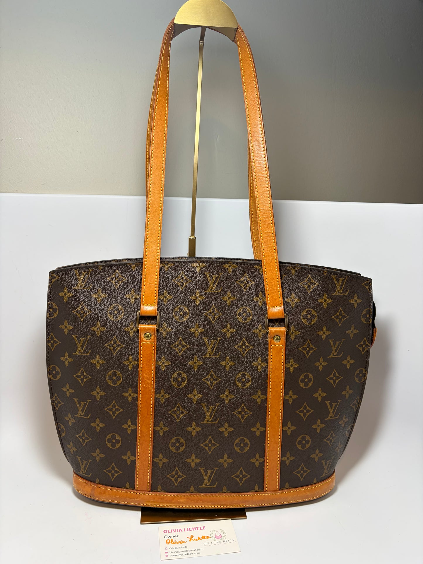 Louis Vuitton Babylone Tote Monogram Vintage