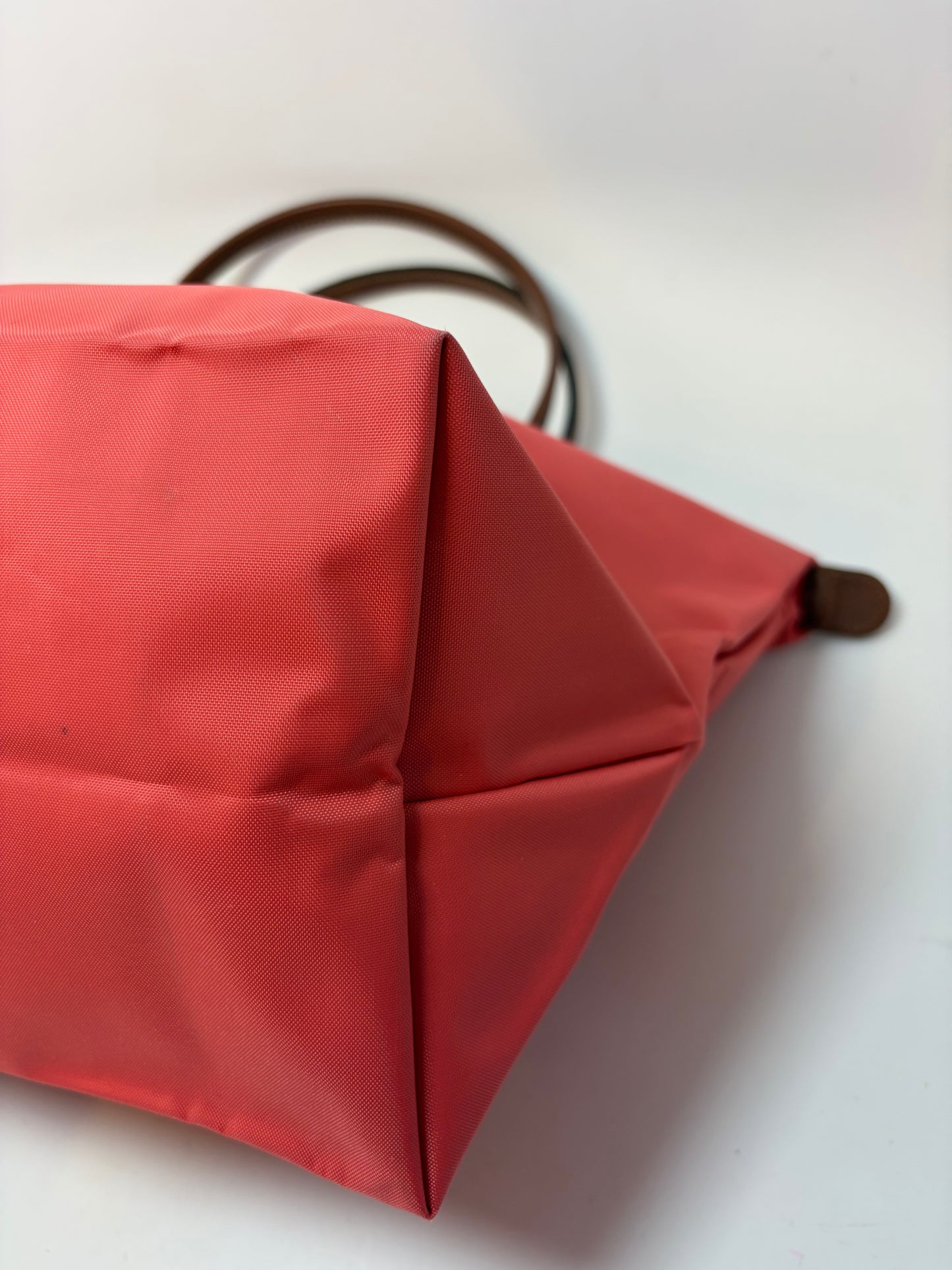 Longchamp Le Pliage Strawberry Pink Tote Medium