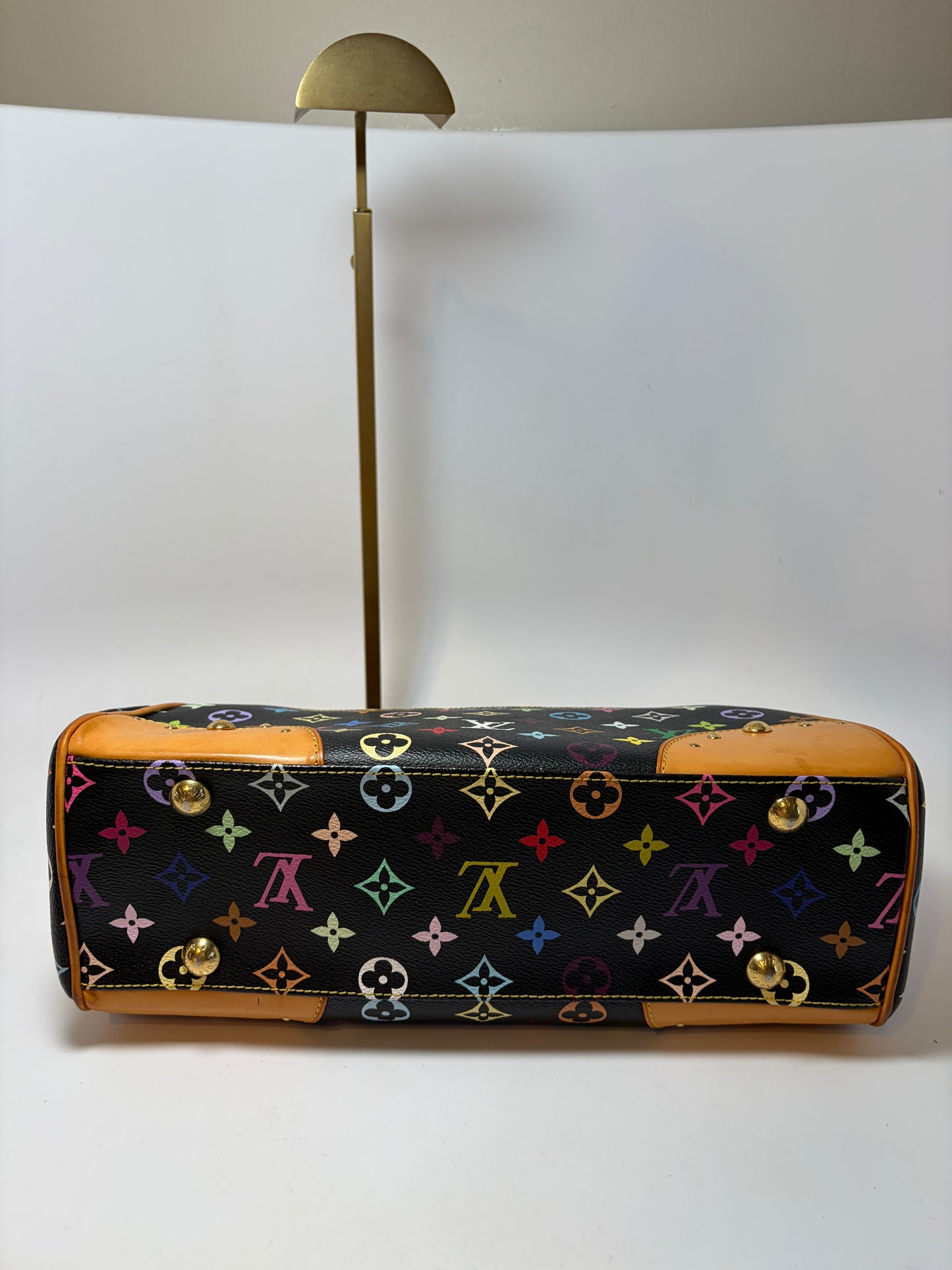 Louis Vuitton Beverly MM Black Multicolor Monogram