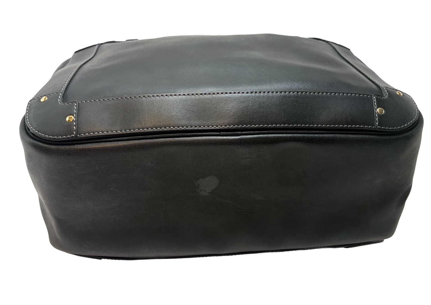 Chloé Eden Black Leather Shoulder Bag w/Large Brown Tag