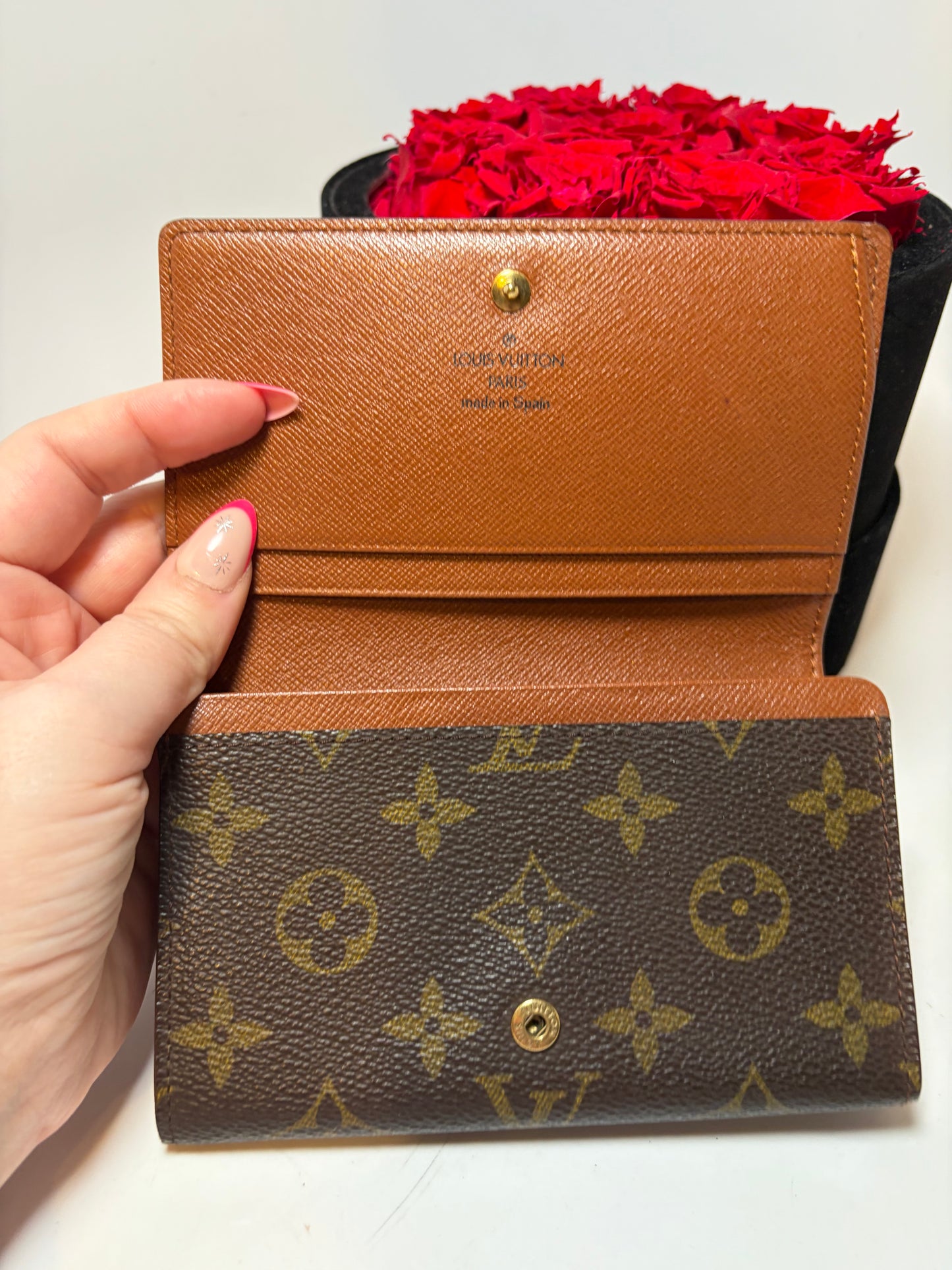 Louis Vuitton Porte Monnaie Tressor Monogram Wallet